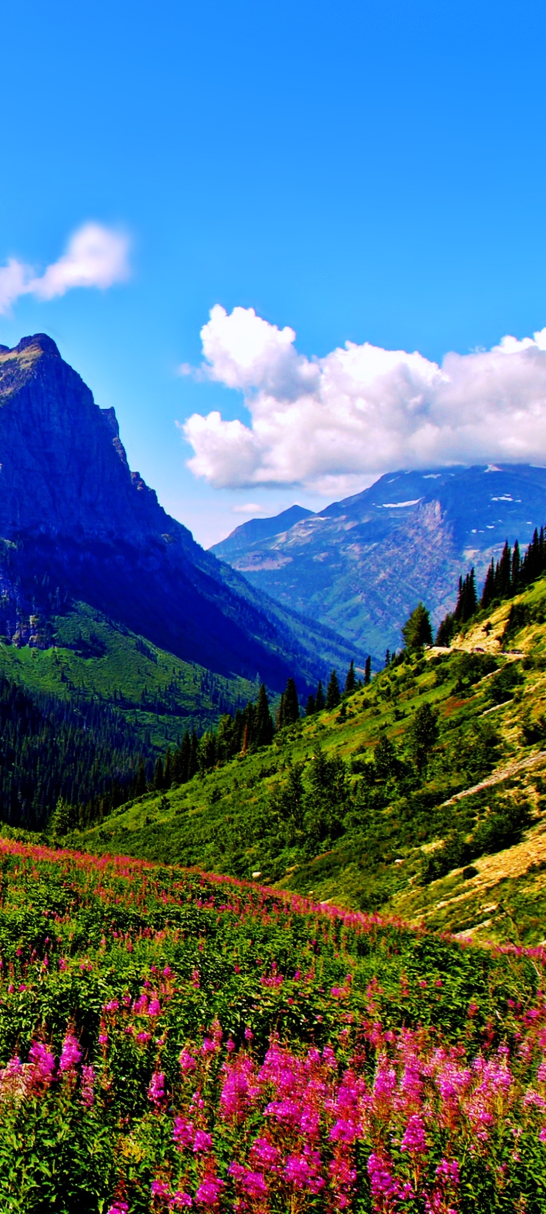Скачать картинку Пейзаж, Природа, Гора, Весна, Земля/природа в телефон бесплатно.