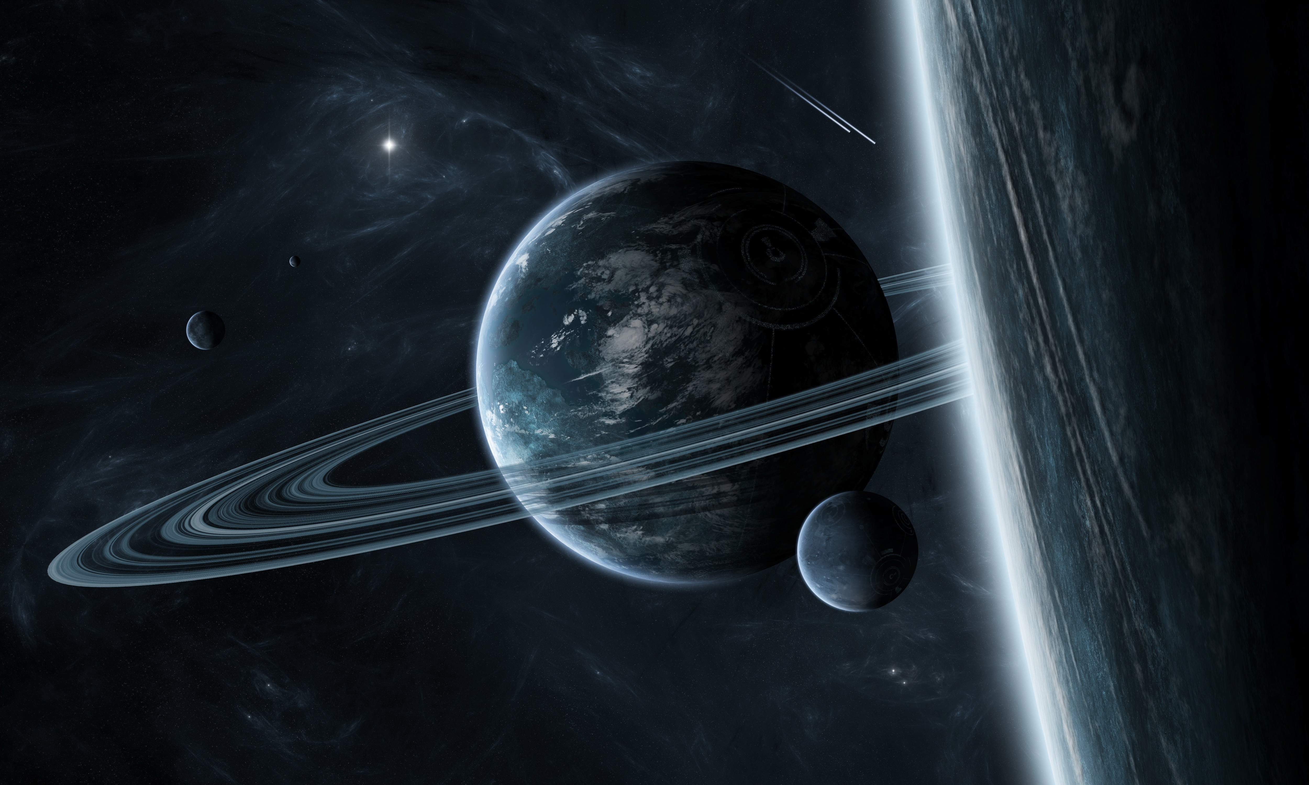  Planetary Ring Desktop Wallpaper