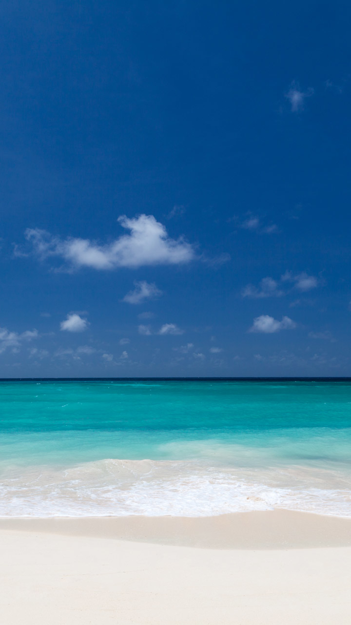 Descarga gratuita de fondo de pantalla para móvil de Cielo, Playa, Horizonte, Océano, Tierra/naturaleza, Paisaje Marino.