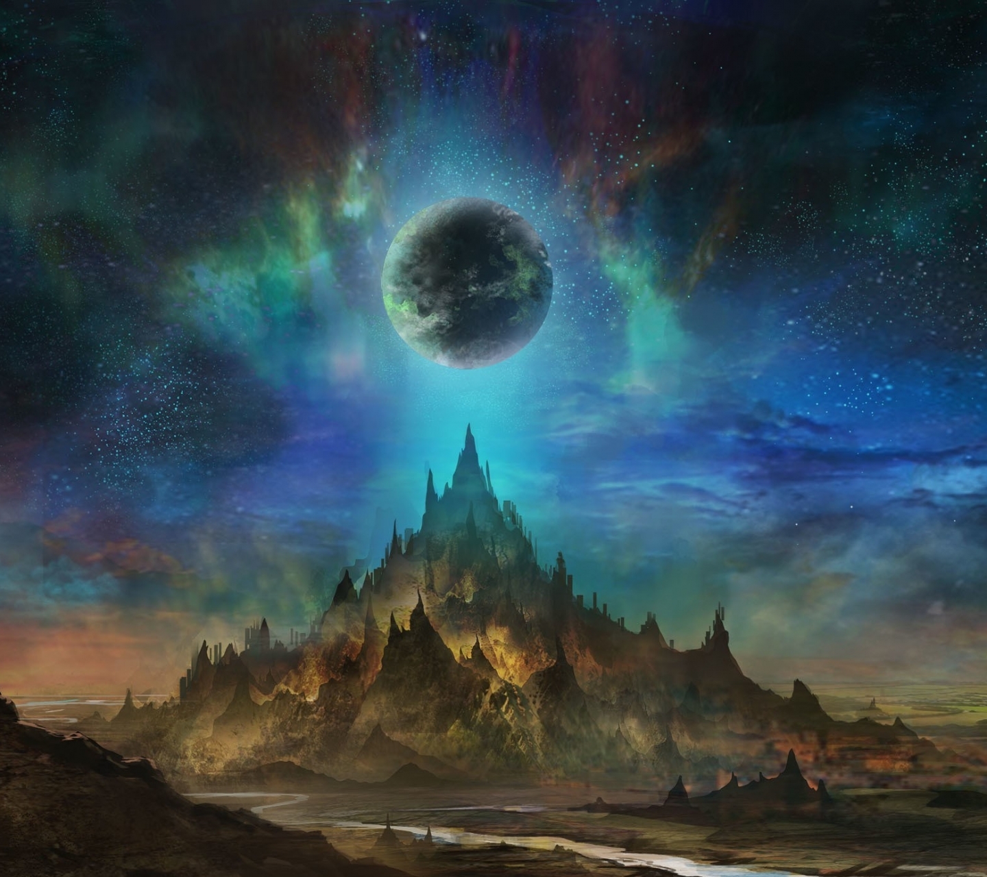 Free download wallpaper Landscape, Fantasy, Planet, Sci Fi on your PC desktop