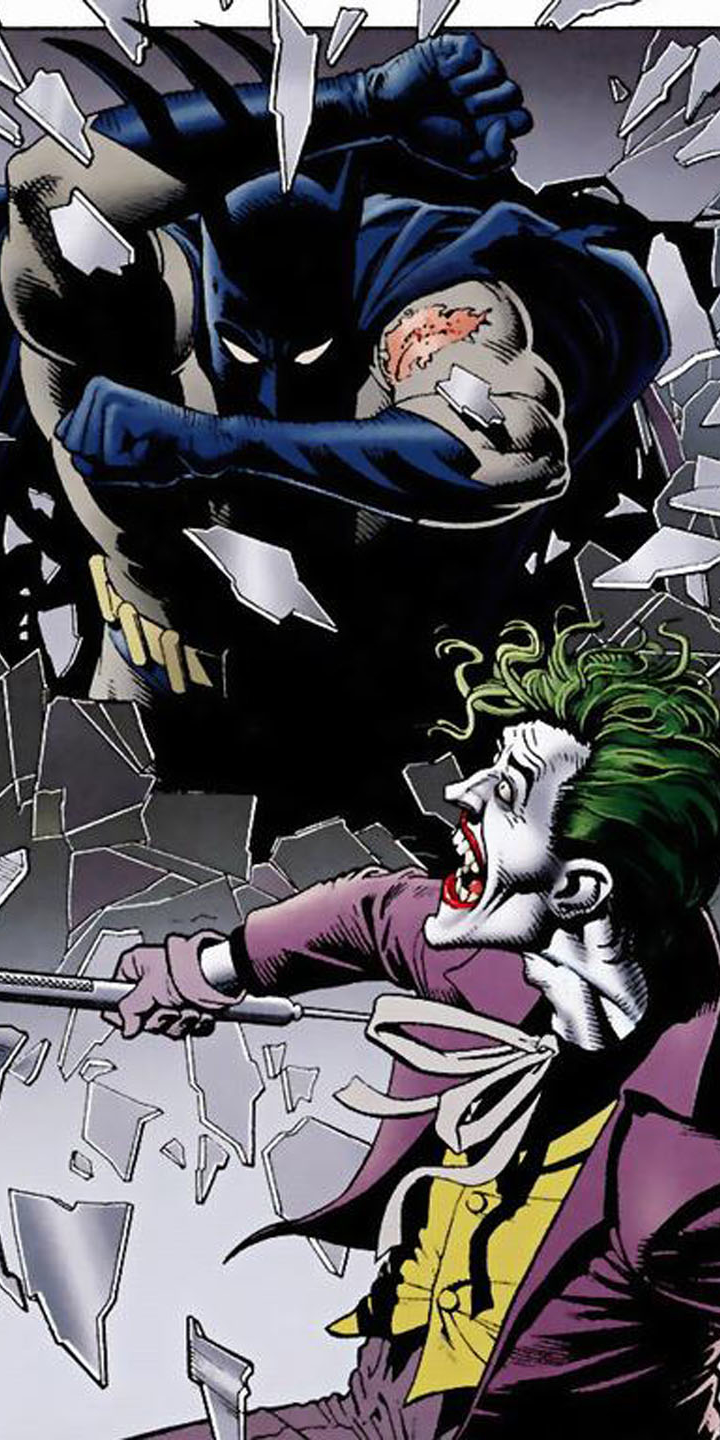 Handy-Wallpaper Batman, Joker, Comics, Batman: The Killing Joke kostenlos herunterladen.