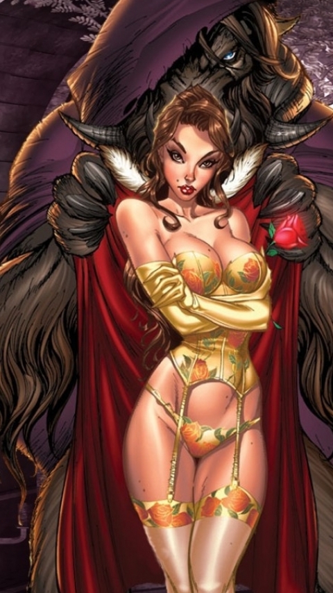 Download mobile wallpaper Comics, Grimm Fairy Tales, Beauty And The Beast for free.