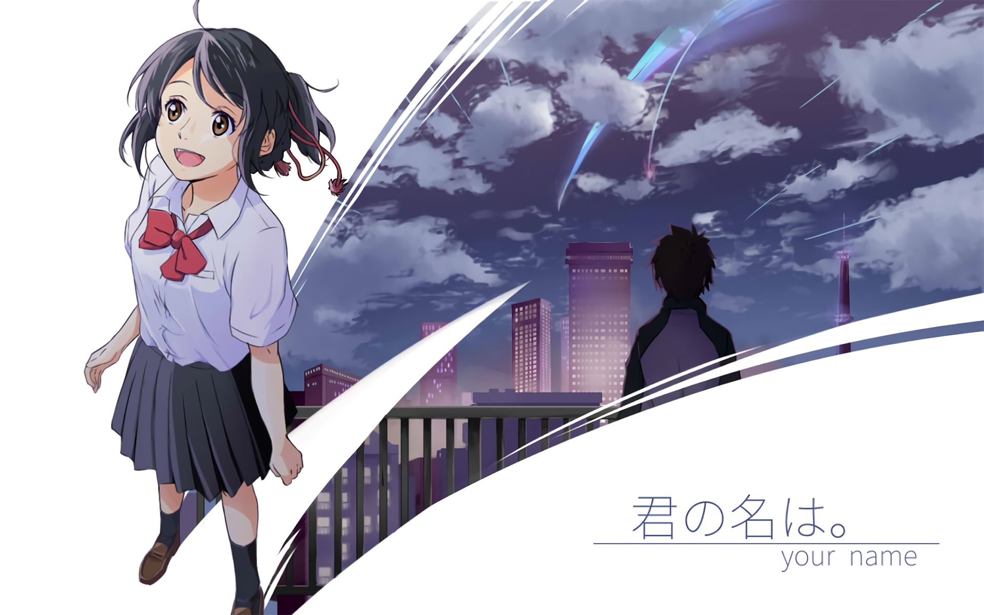 Baixe gratuitamente a imagem Anime, Your Name, Kimi No Na Wa, Mitsuha Miyamizu, Taki Tachibana na área de trabalho do seu PC