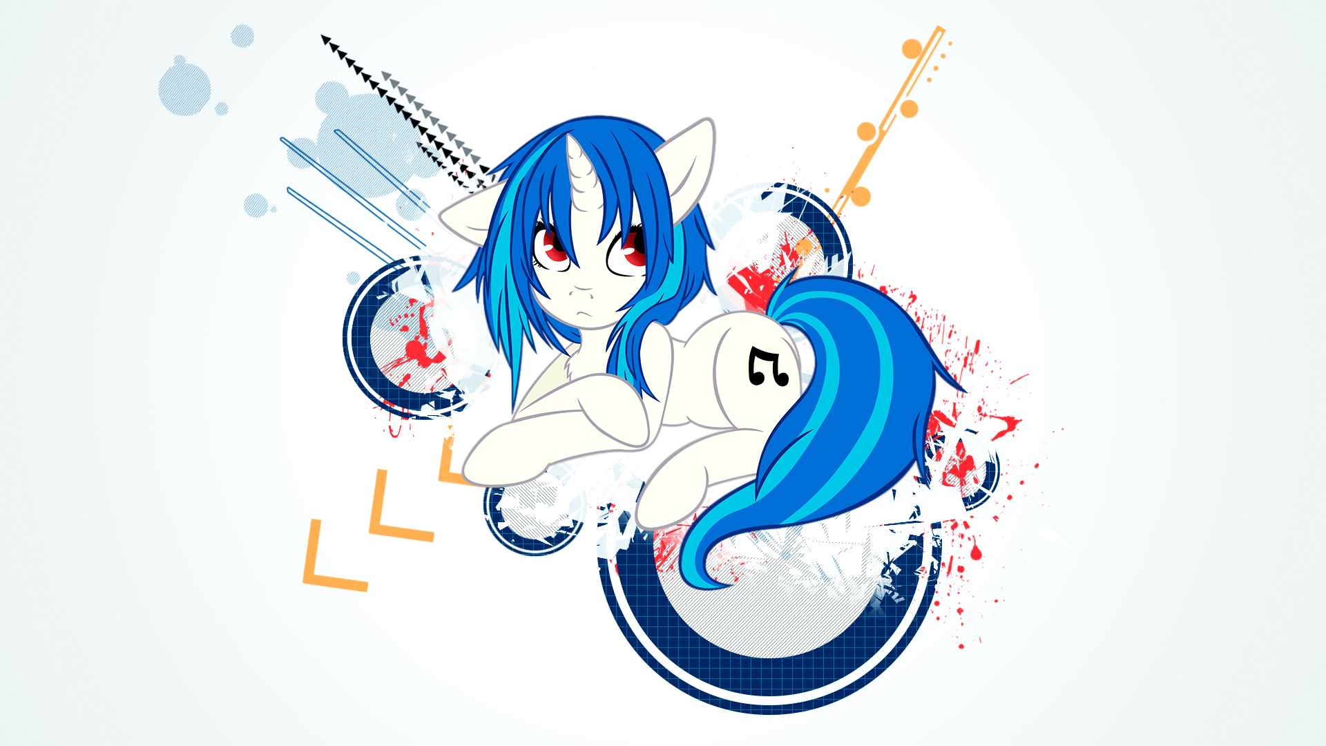 Download mobile wallpaper Dj Pon 3, Vinyl Scratch, My Little Pony: Friendship Is Magic, My Little Pony, Vector, Tv Show for free.