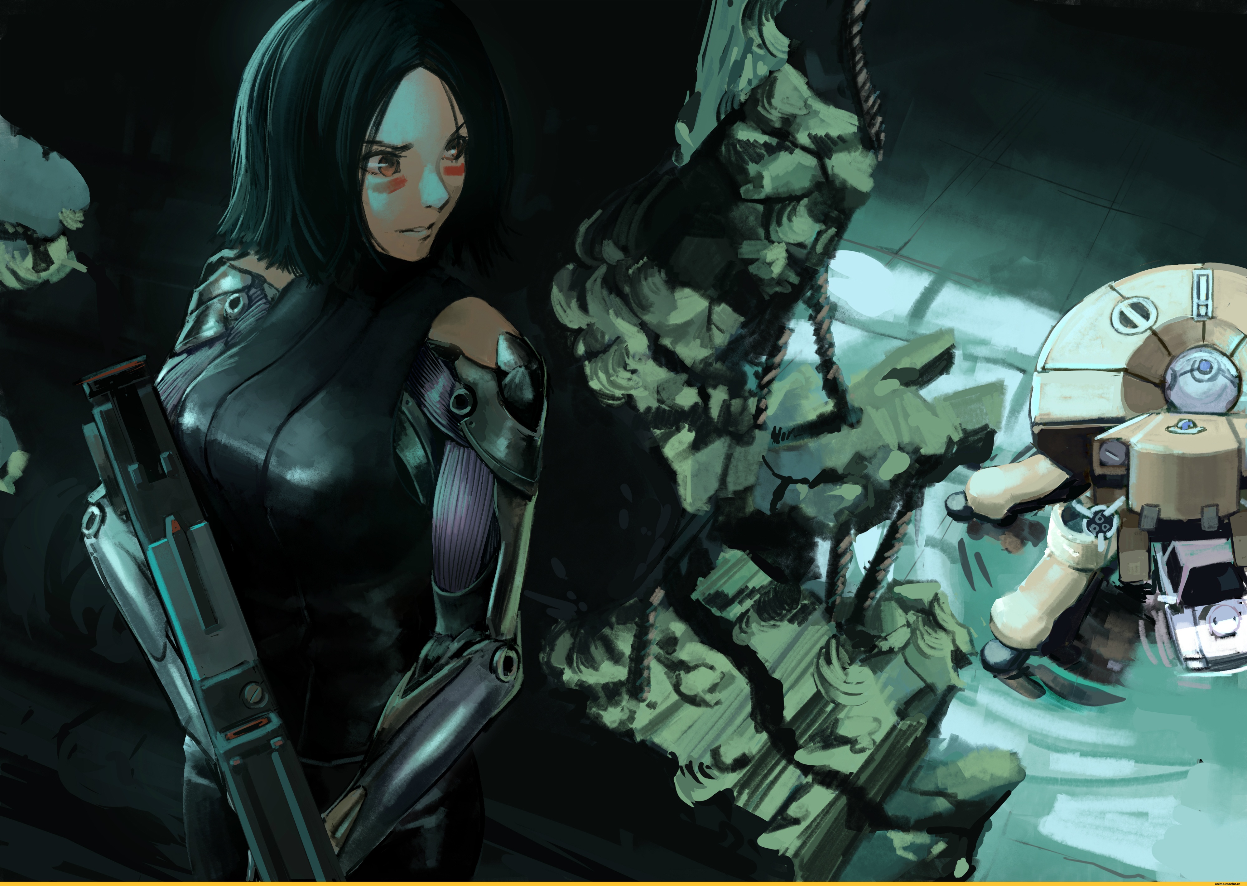 Free download wallpaper Cyborg, Movie, Woman Warrior, Alita (Alita: Battle Angel), Alita: Battle Angel on your PC desktop