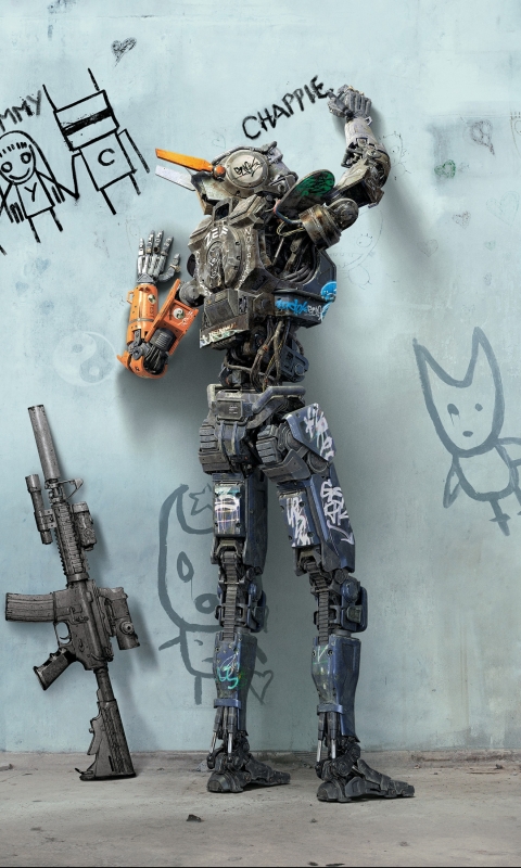 Download mobile wallpaper Robot, Movie, Chappie for free.