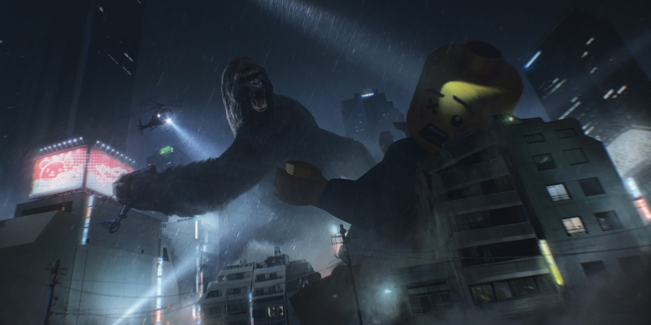 Free download wallpaper Lego, King Kong, Crossover, Movie on your PC desktop