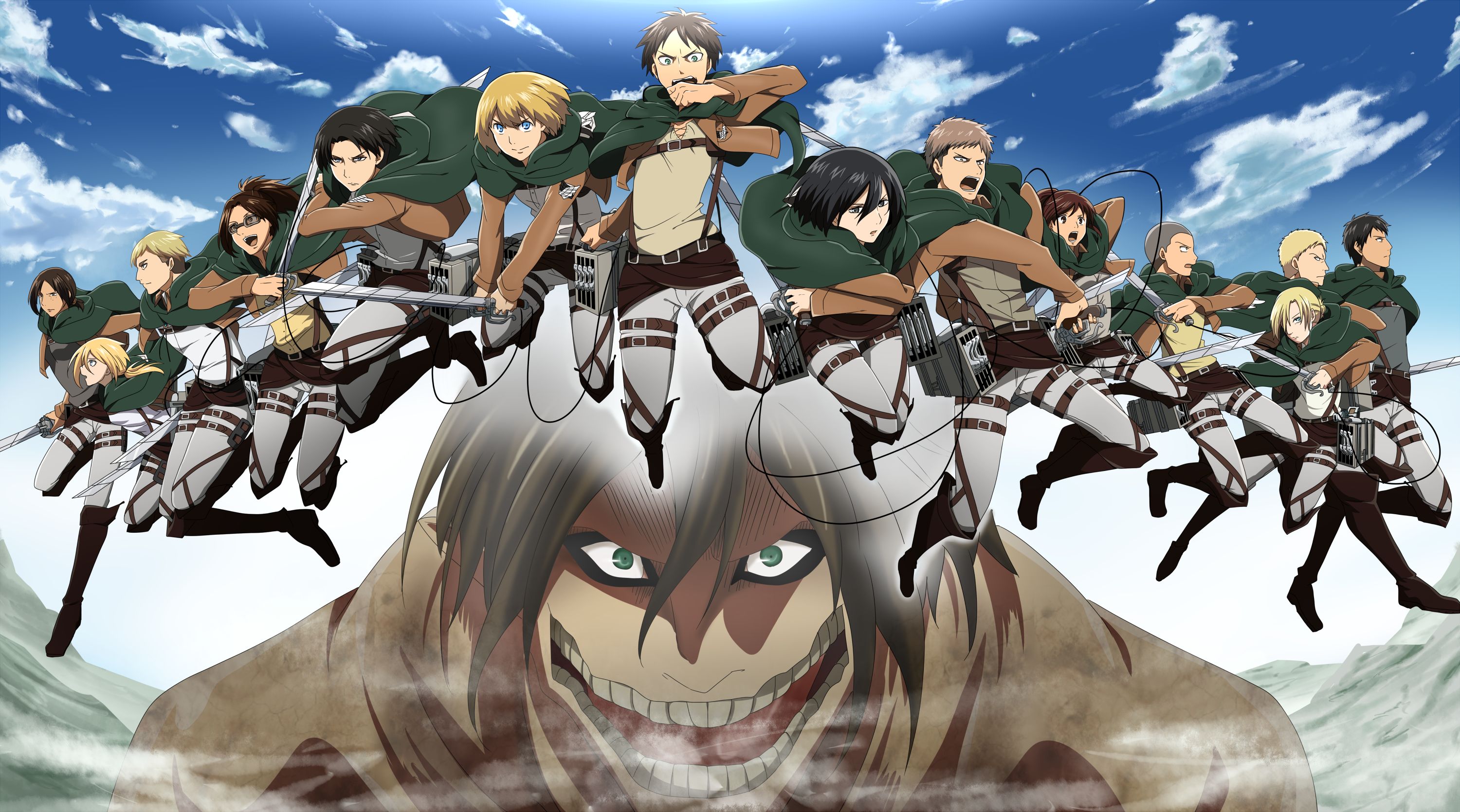 Handy-Wallpaper Animes, Attack On Titan kostenlos herunterladen.