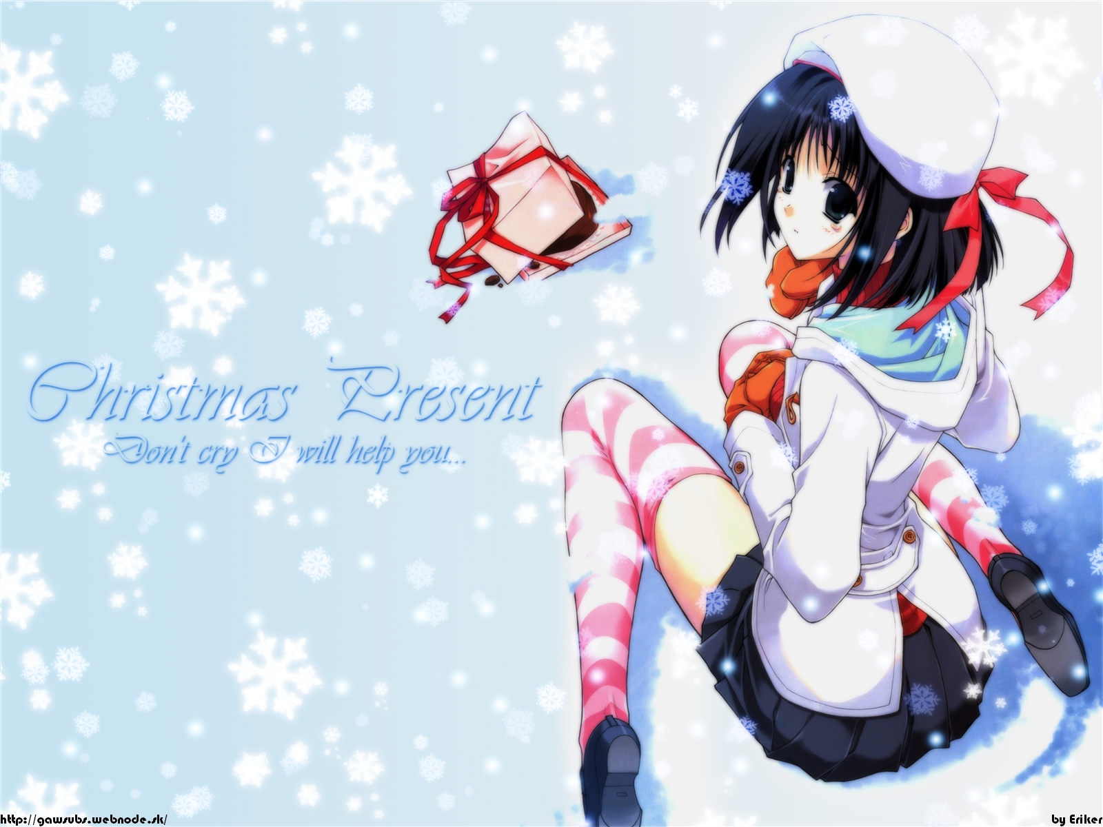 Baixe gratuitamente a imagem Anime, Natal, Original na área de trabalho do seu PC