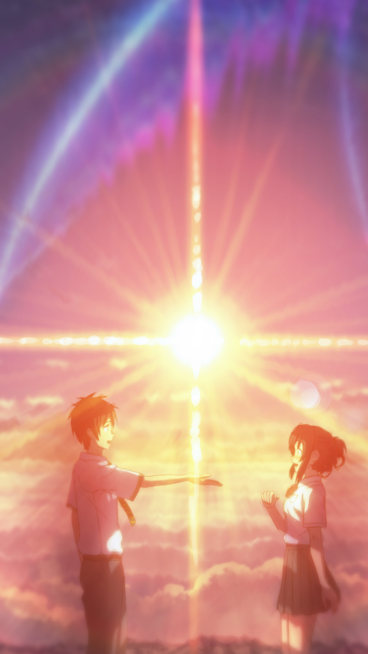 Téléchargez des papiers peints mobile Animé, Your Name, Kimi No Na Wa, Mitsuha Miyamizu, Taki Tachibana gratuitement.