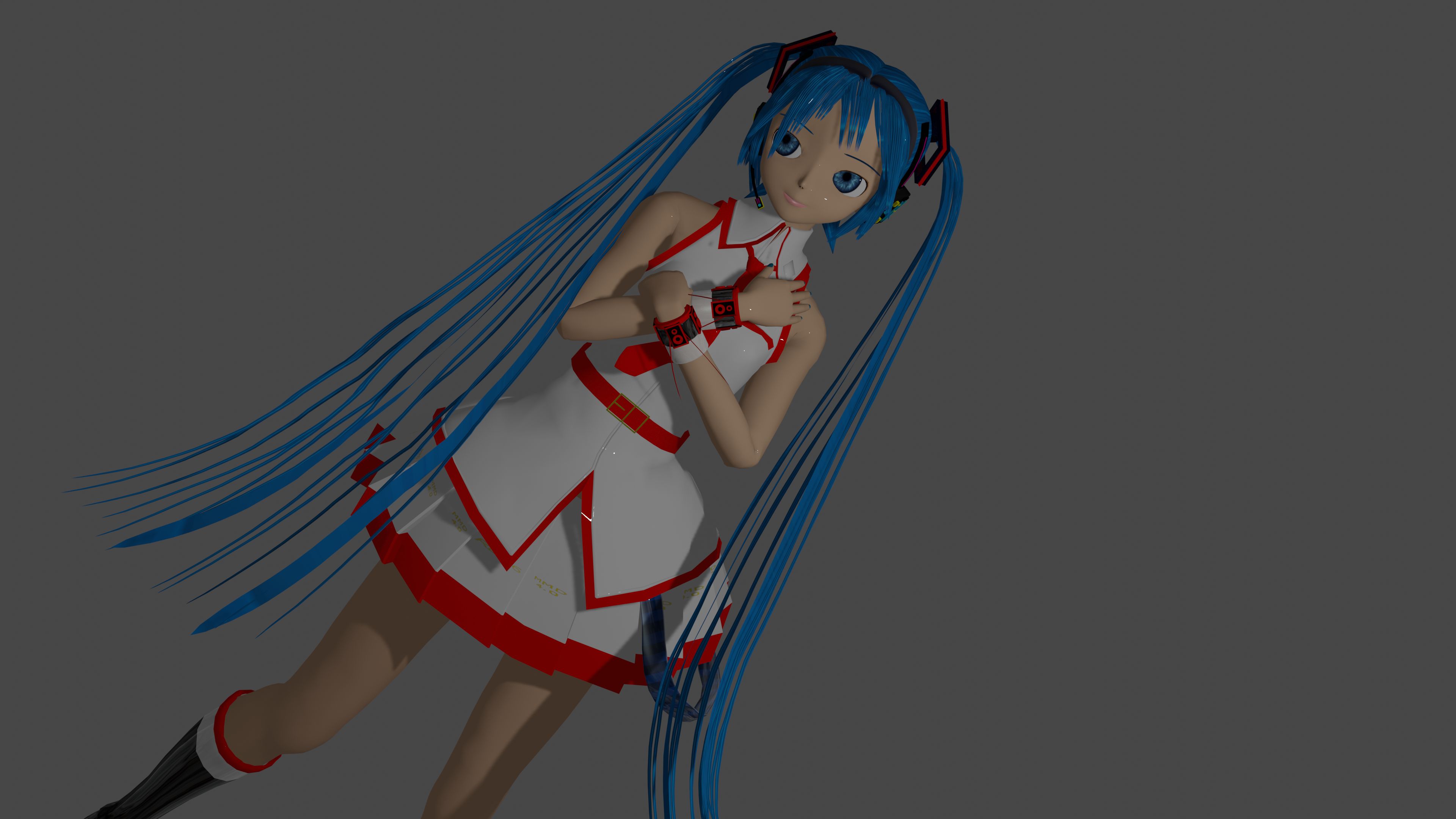 Descarga gratis la imagen Vocaloid, Ojos Azules, Animado, Pelo Largo, Pelo Azul, Hatsune Miku, Licuadora Modelo 3D en el escritorio de tu PC