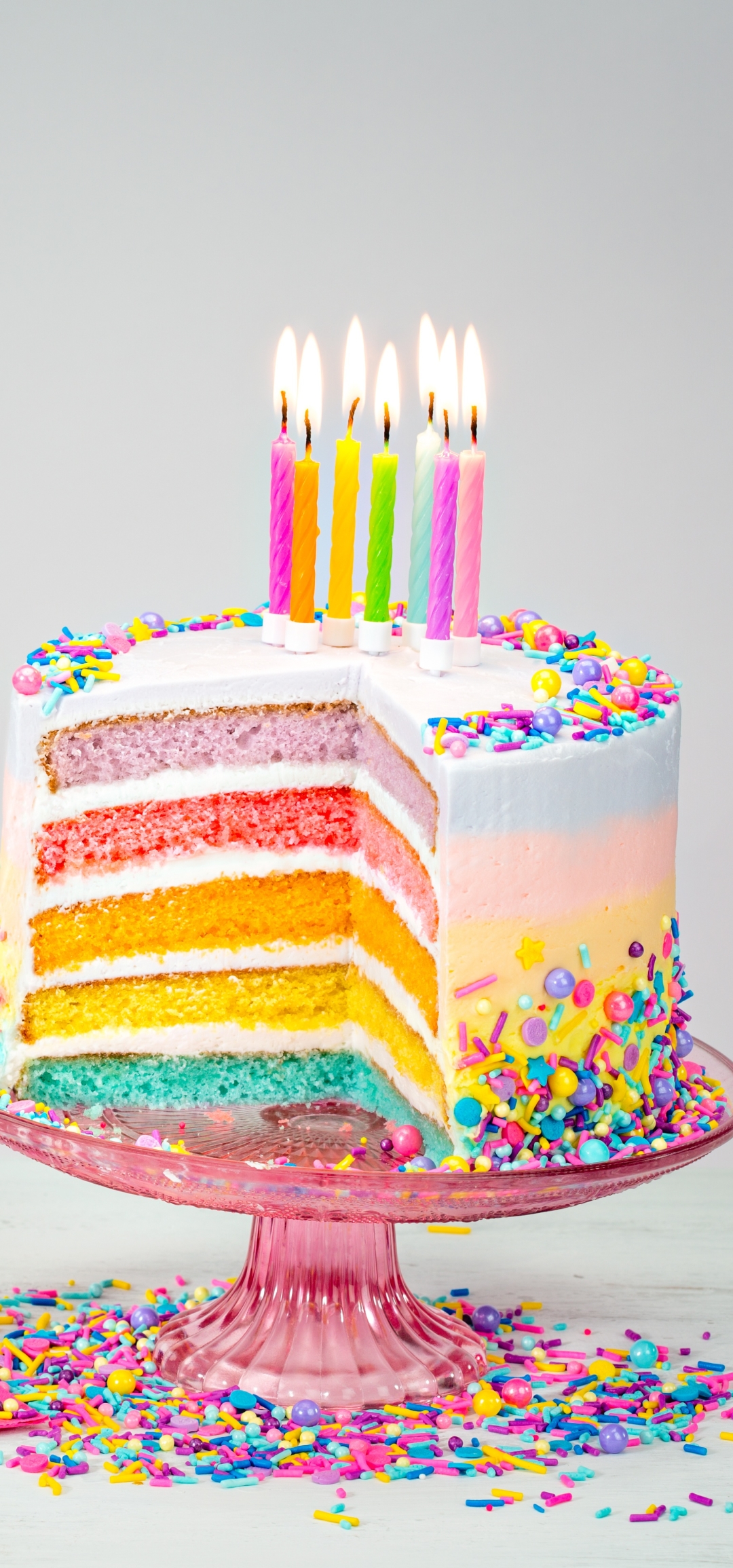 Download mobile wallpaper Still Life, Holiday, Cake, Candle, Birthday, Pastry for free.