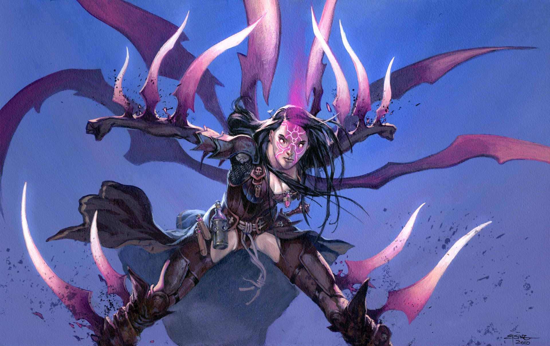 Download mobile wallpaper Game, Magic: The Gathering, Woman Warrior for free.