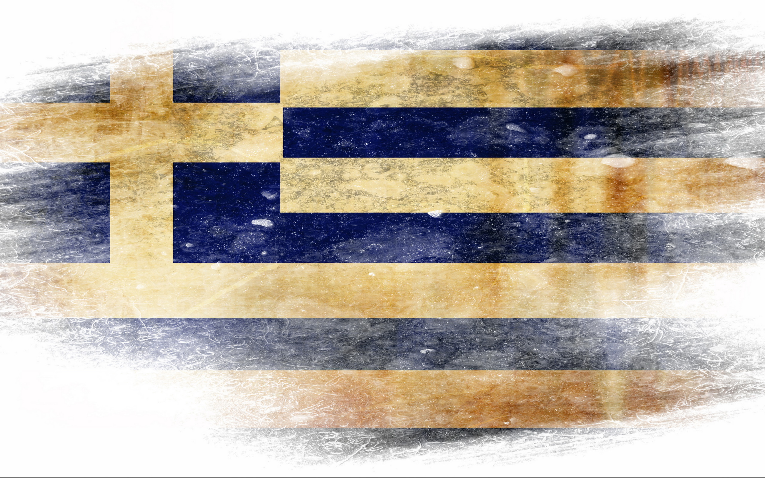 Популярные заставки и фоны Флаг Греции на компьютер