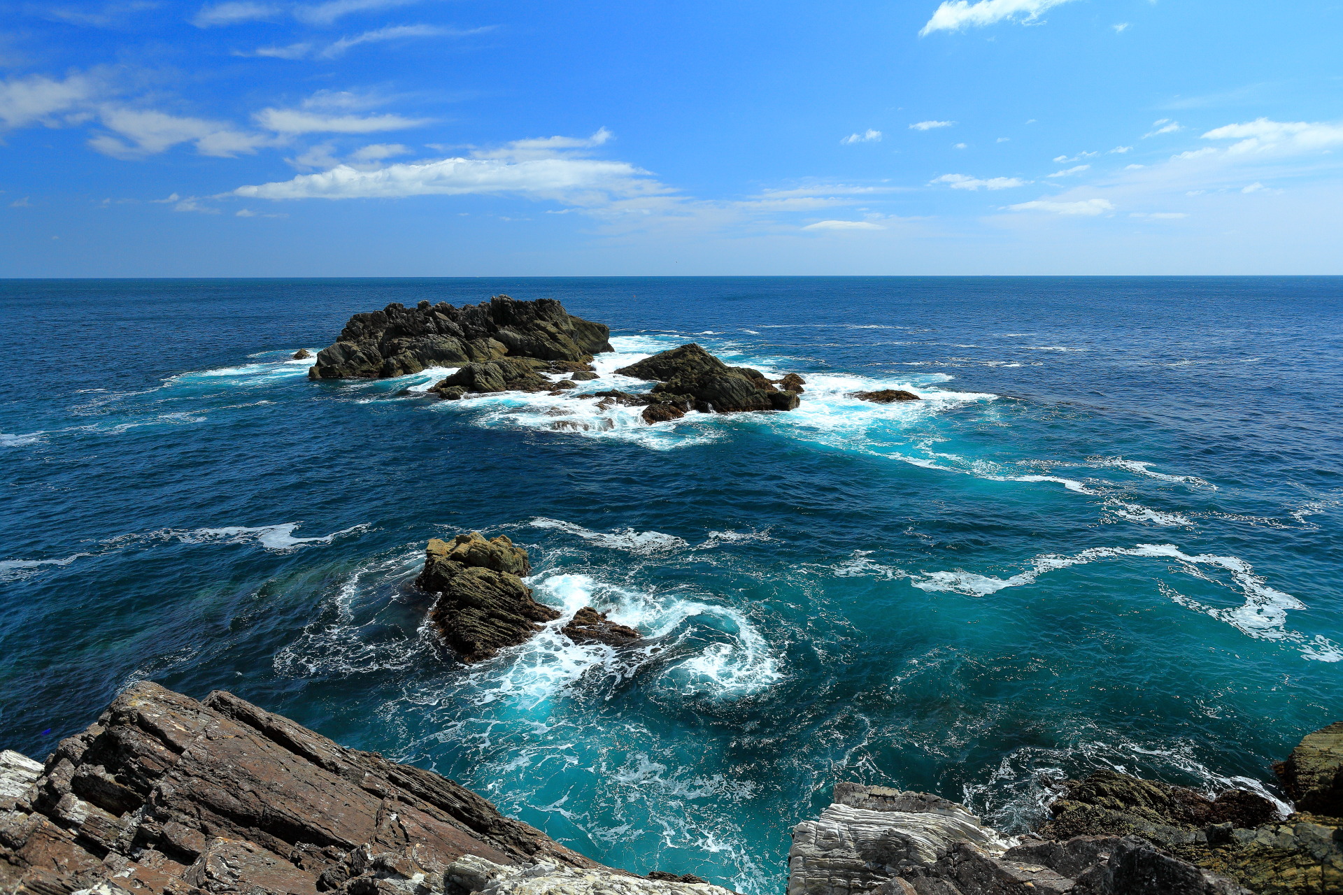 Descarga gratuita de fondo de pantalla para móvil de Mar, Horizonte, Océano, Tierra/naturaleza.