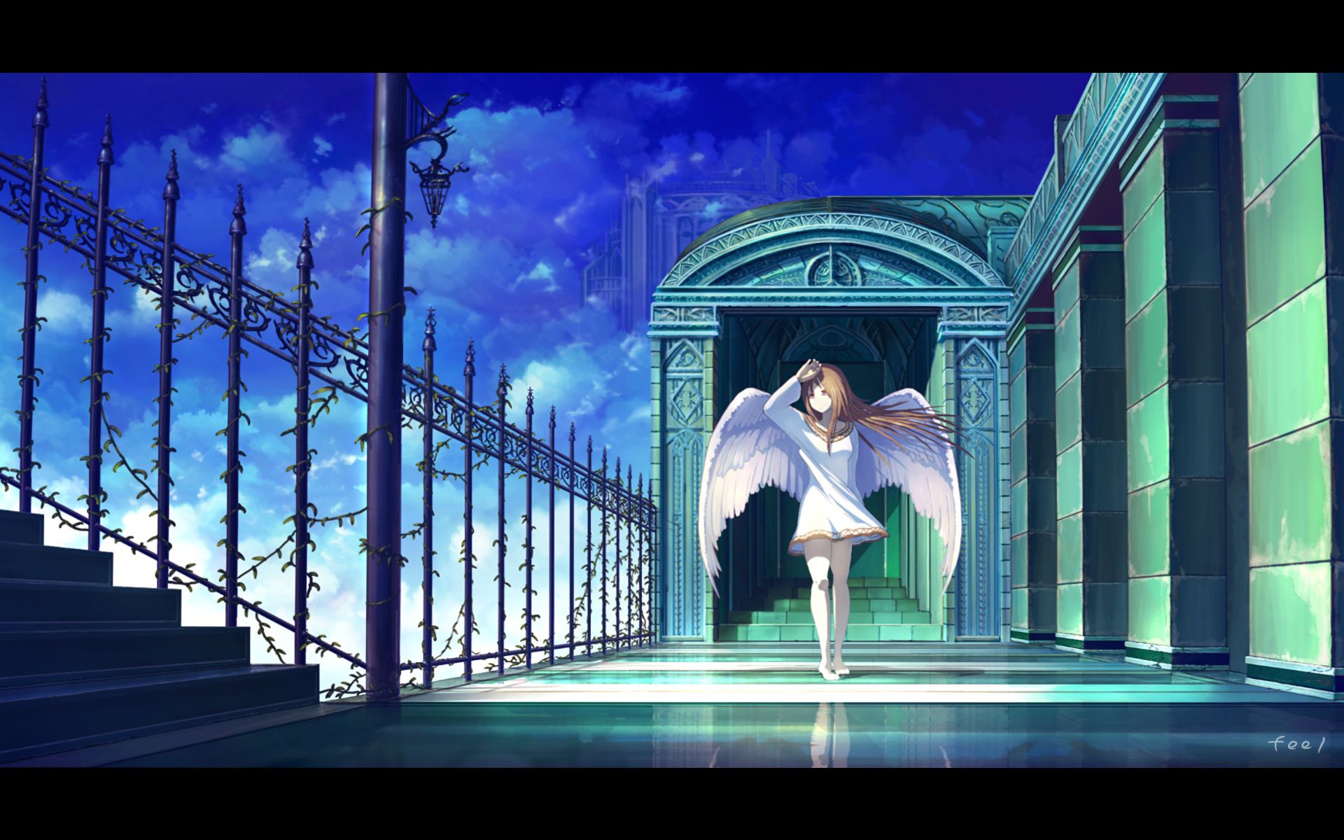 Free download wallpaper Angel, Anime on your PC desktop