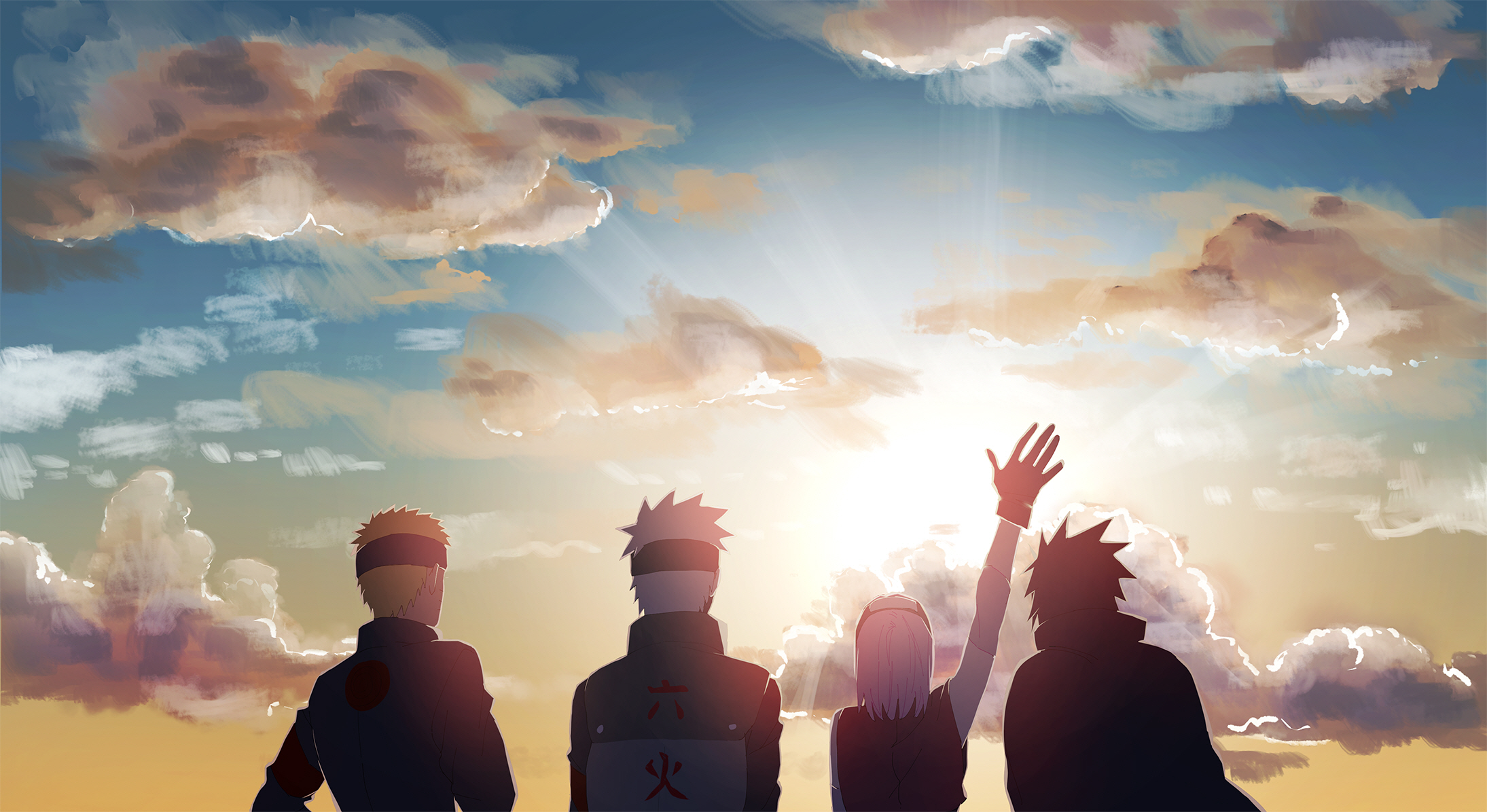 Download mobile wallpaper Anime, Naruto, Sasuke Uchiha, Sakura Haruno, Naruto Uzumaki, Kakashi Hatake for free.