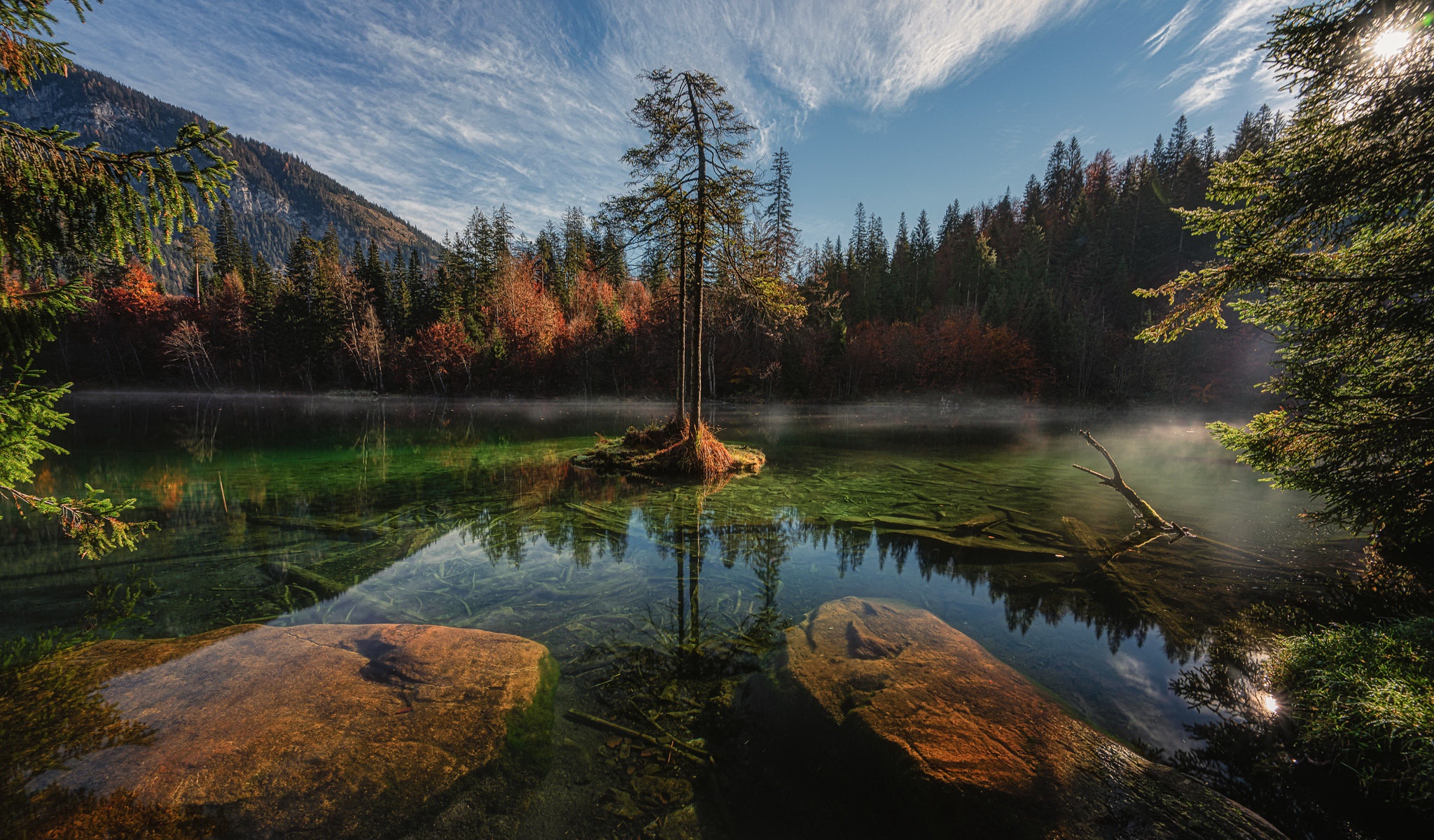Laden Sie das Herbst, Seen, See, Wald, Erde/natur-Bild kostenlos auf Ihren PC-Desktop herunter
