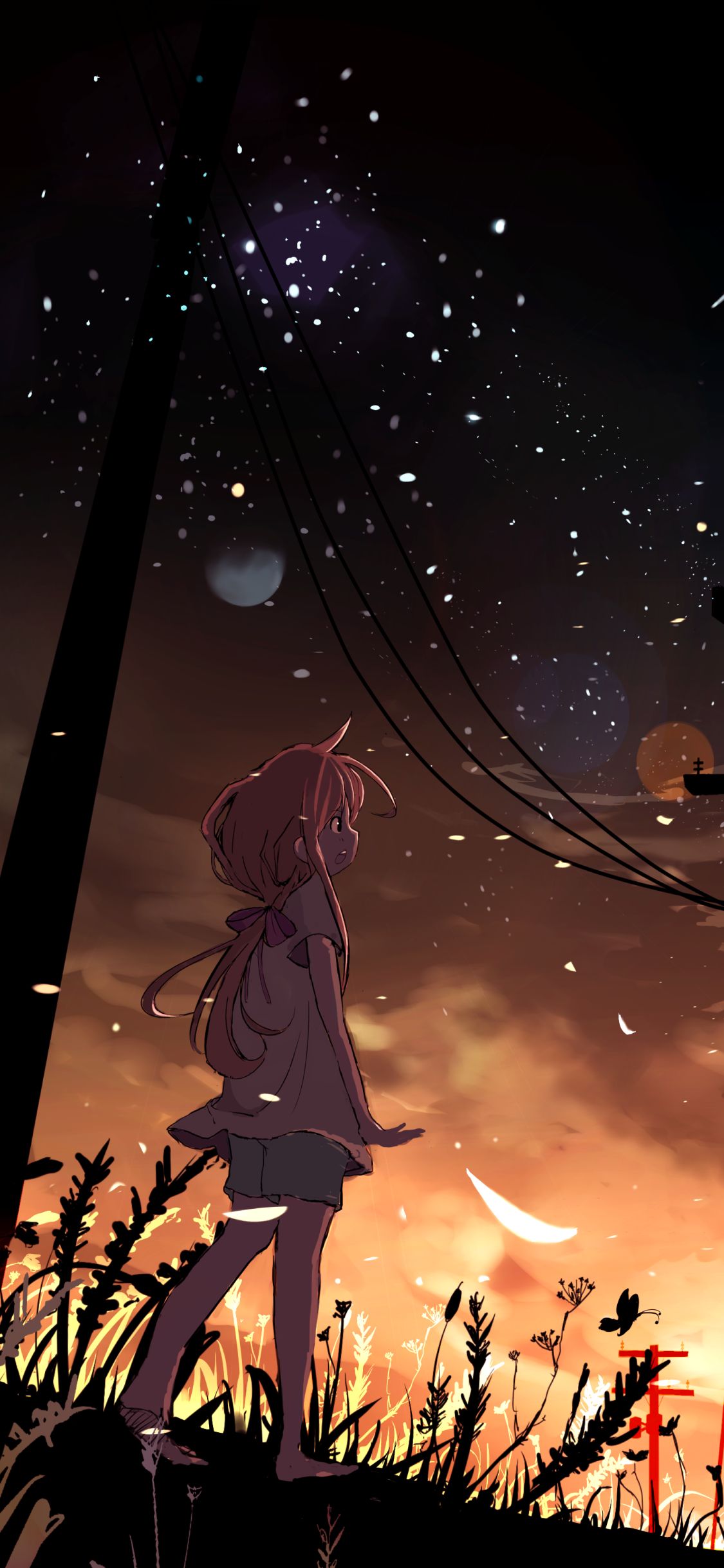 Download mobile wallpaper Anime, Stars, Original for free.