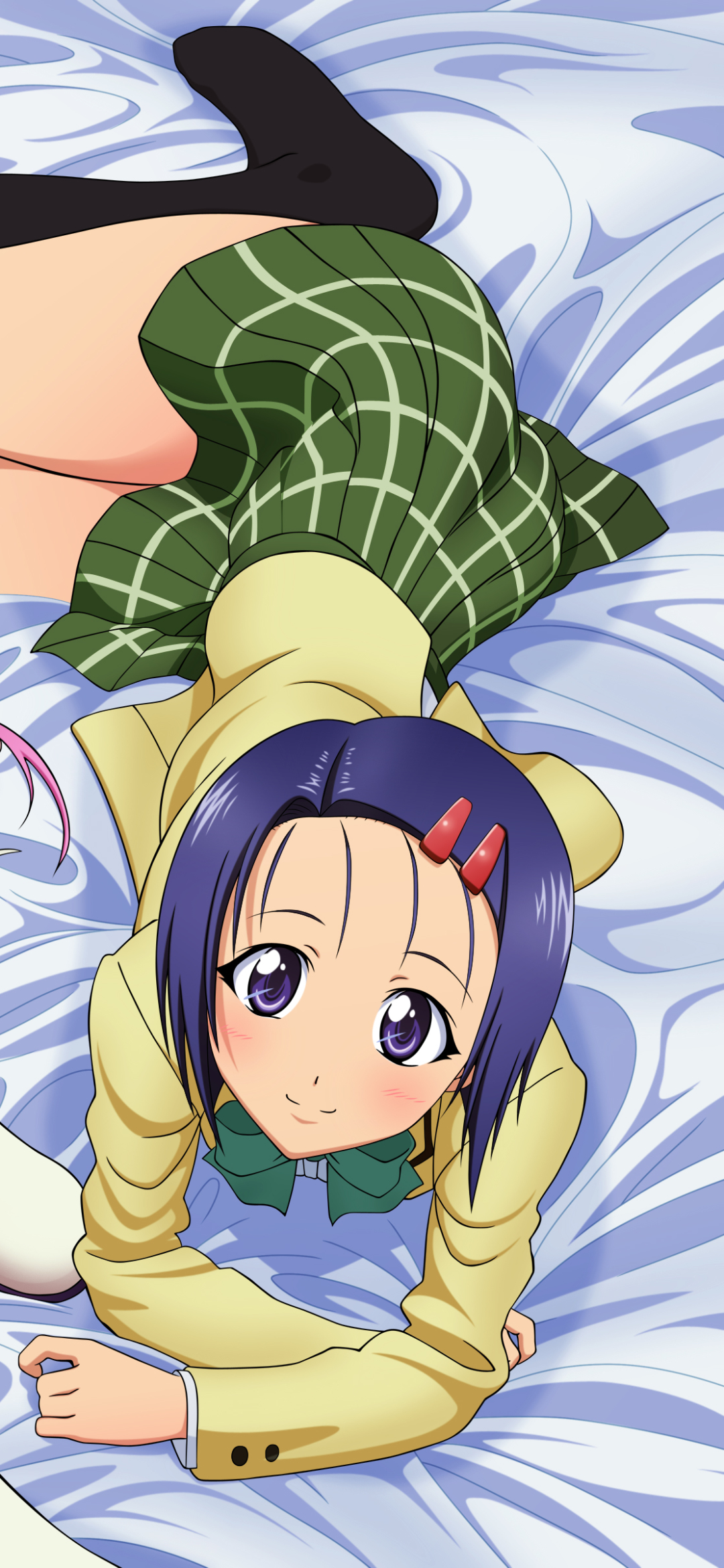 Download mobile wallpaper Anime, School Uniform, Short Hair, Purple Eyes, Purple Hair, To Love Ru, Haruna Sairenji for free.