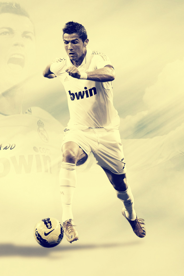 Handy-Wallpaper Sport, Fußball, Cristiano Ronaldo, Real Madrid Cf kostenlos herunterladen.