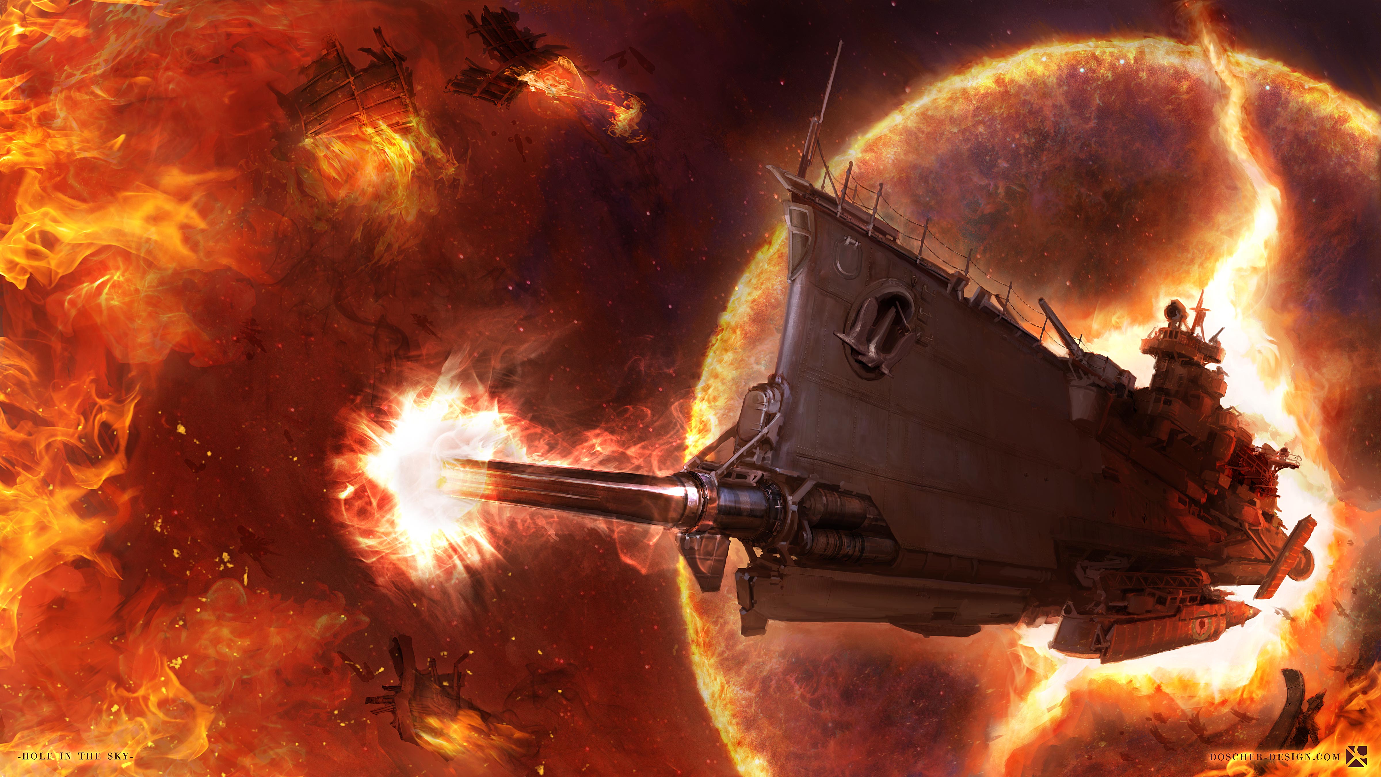 Free download wallpaper Space, Sci Fi, Spaceship, Steampunk on your PC desktop