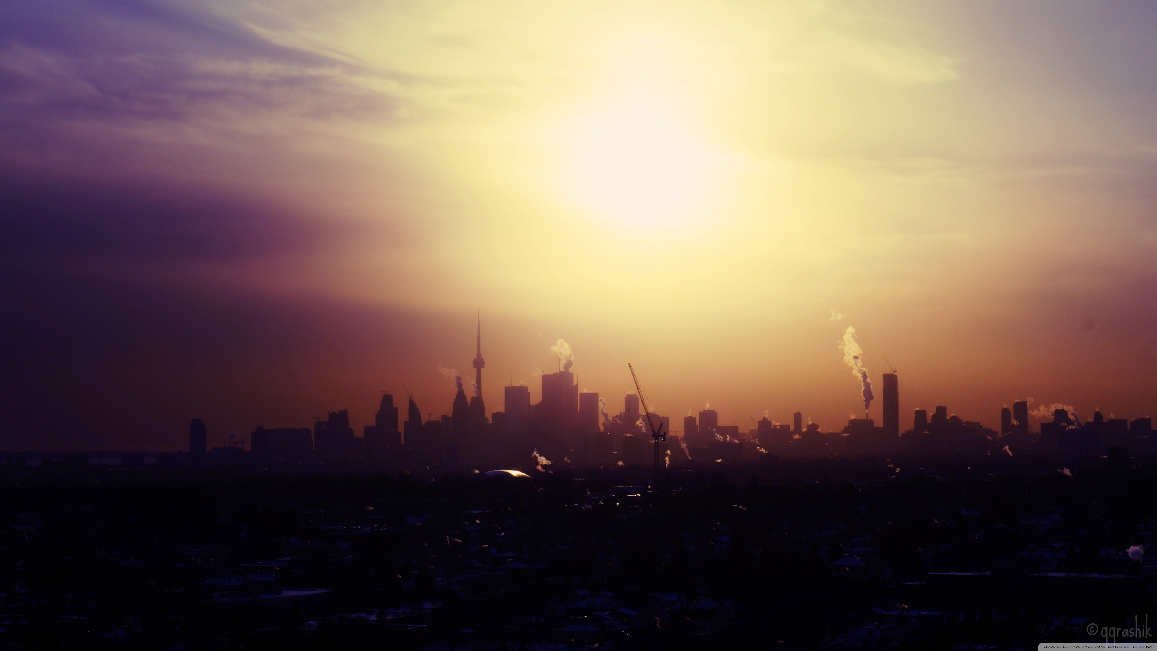 Free download wallpaper Cities, Nature, Toronto, Man Made on your PC desktop