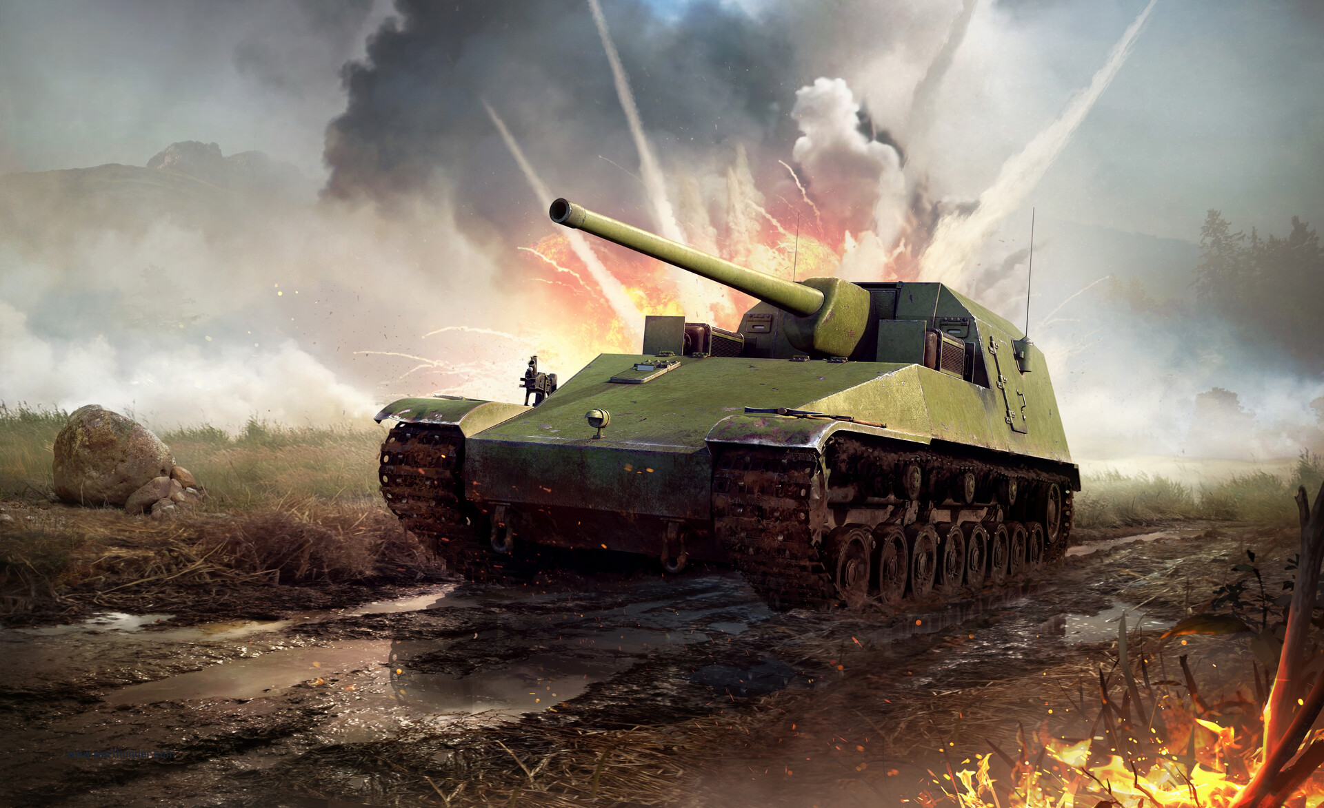 Descarga gratuita de fondo de pantalla para móvil de Tanque, Videojuego, War Thunder.