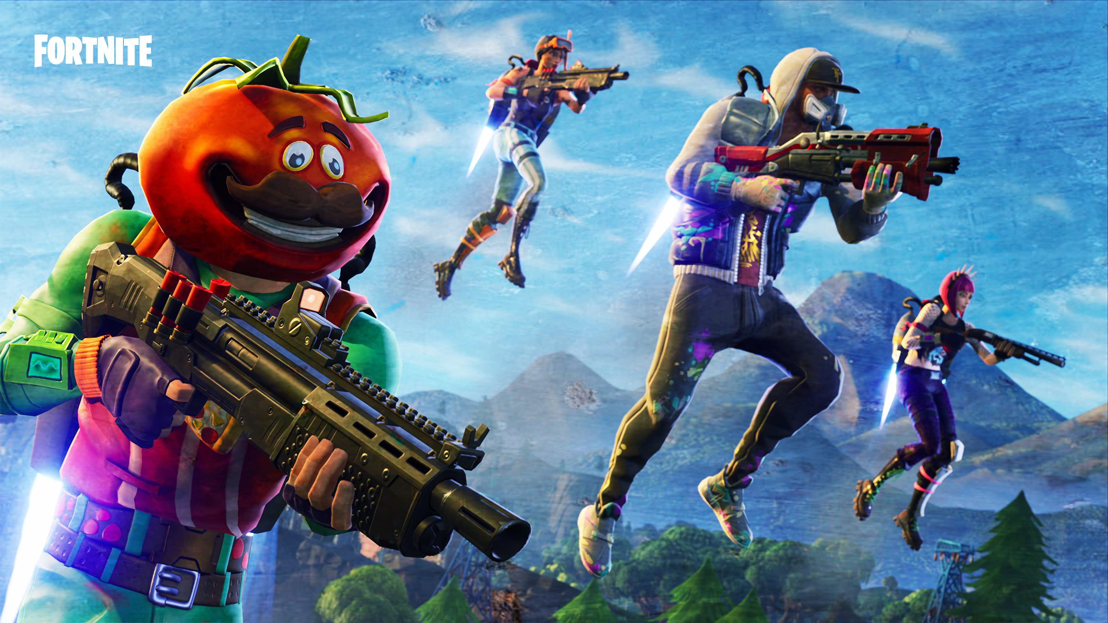 Скачать обои бесплатно Видеоигры, Fortnite картинка на рабочий стол ПК