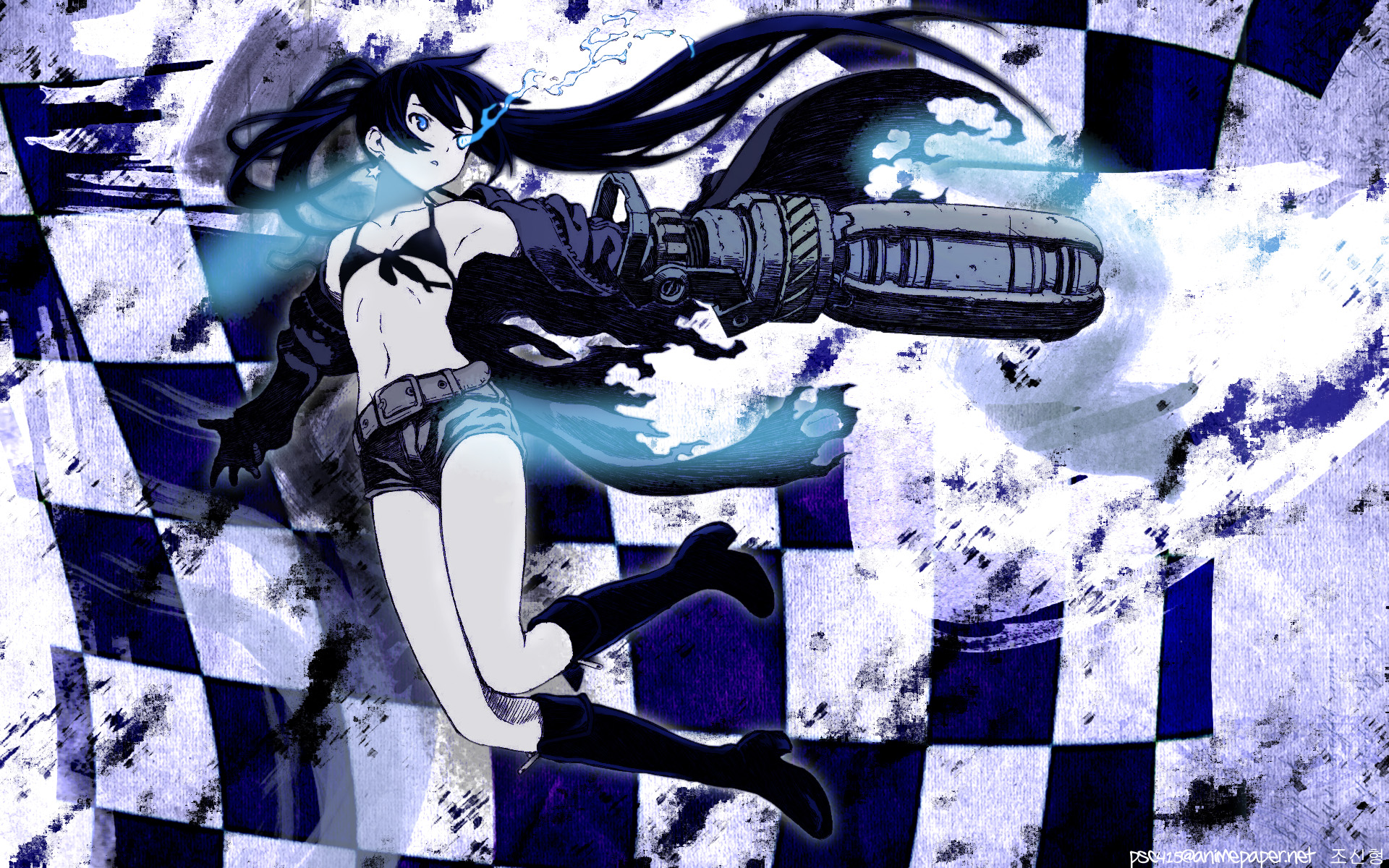 Download mobile wallpaper Black Rock Shooter, Anime for free.