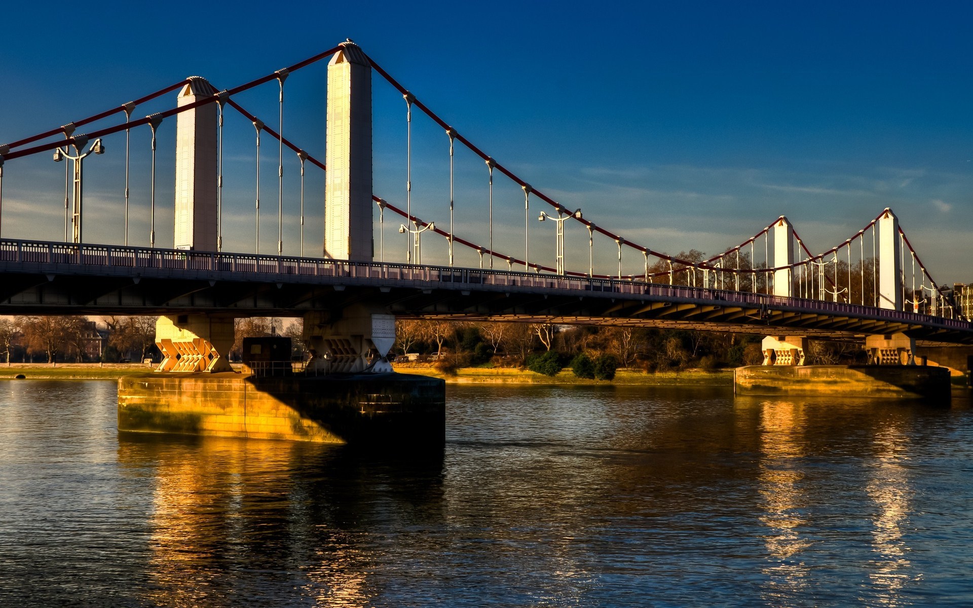 Скачать обои бесплатно Мосты, Лондон, Мост, Великобритания, Англия, Сделано Человеком картинка на рабочий стол ПК