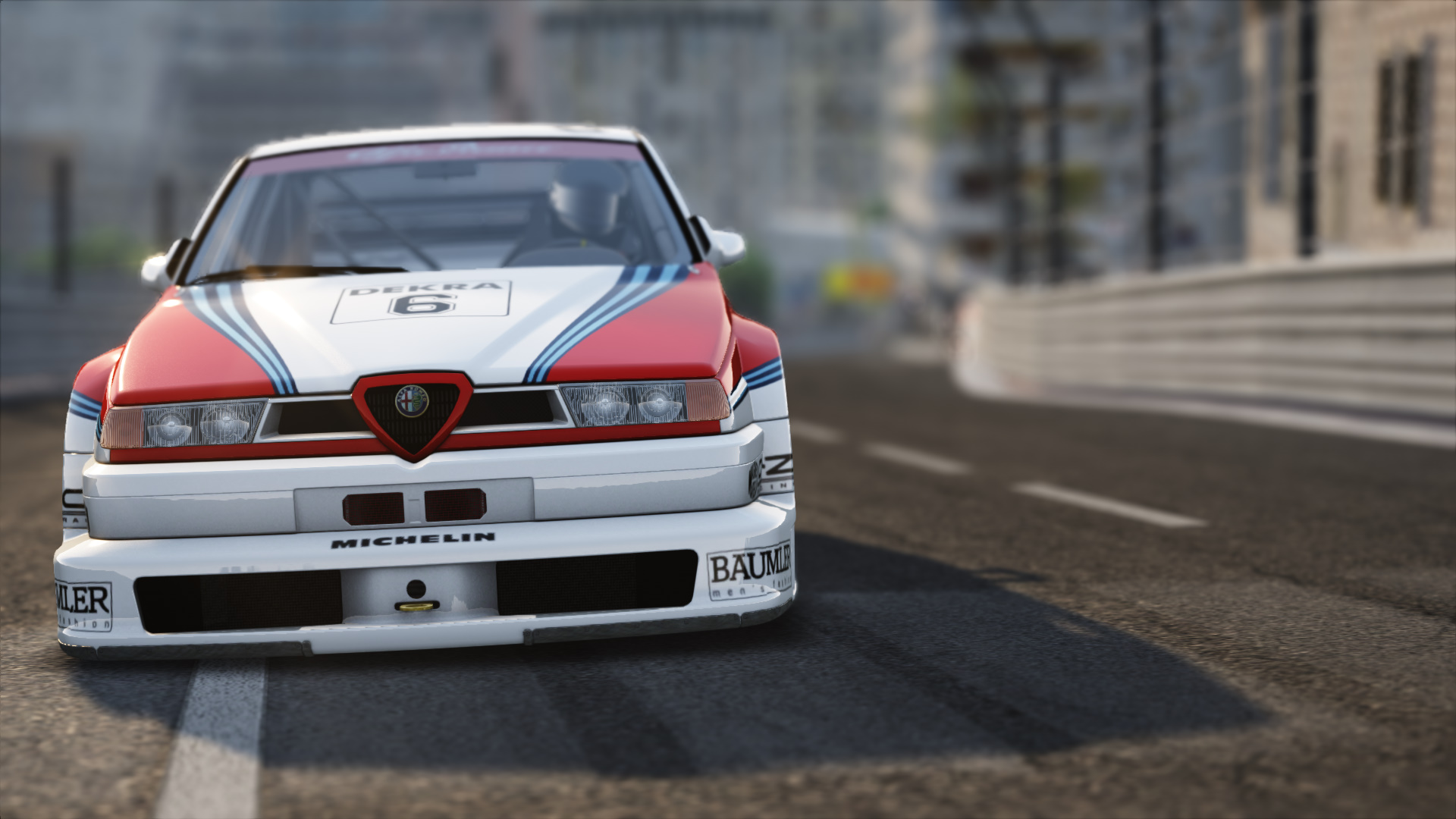 Handy-Wallpaper Rennen, Alfa Romeo, Autos, Assetto Corsa, Computerspiele kostenlos herunterladen.