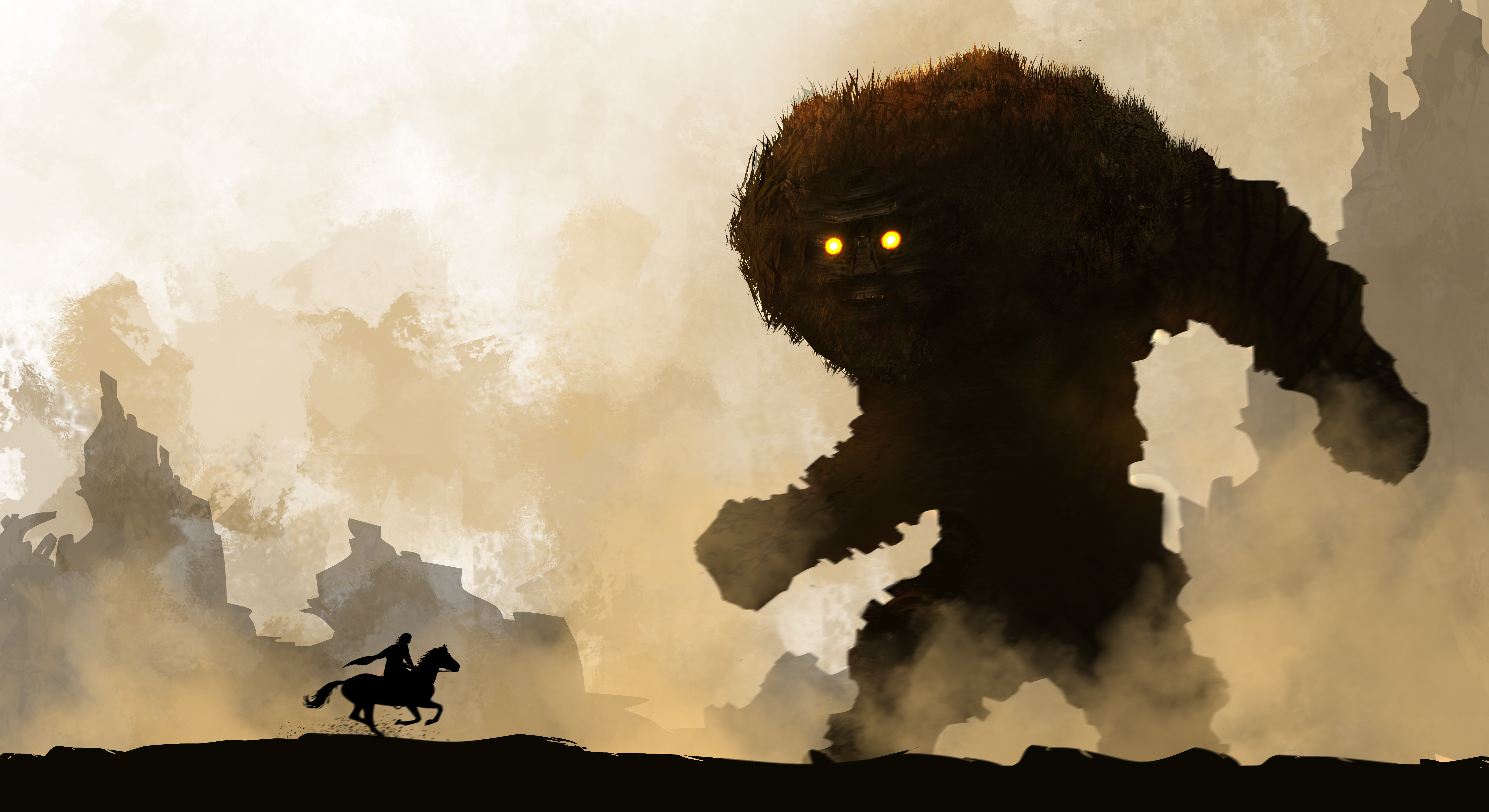 Free download wallpaper Fantasy, Creature, Giant on your PC desktop