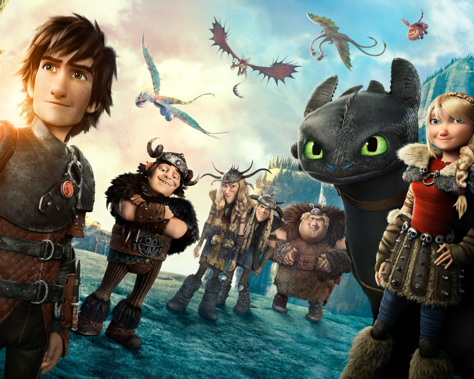 movie, how to train your dragon 2, toothless (how to train your dragon), hiccup (how to train your dragon), snotlout (how to train your dragon), tuffnut (how to train your dragon), astrid (how to train your dragon), ruffnut (how to train your dragon), fishlegs (how to train your dragon), how to train your dragon