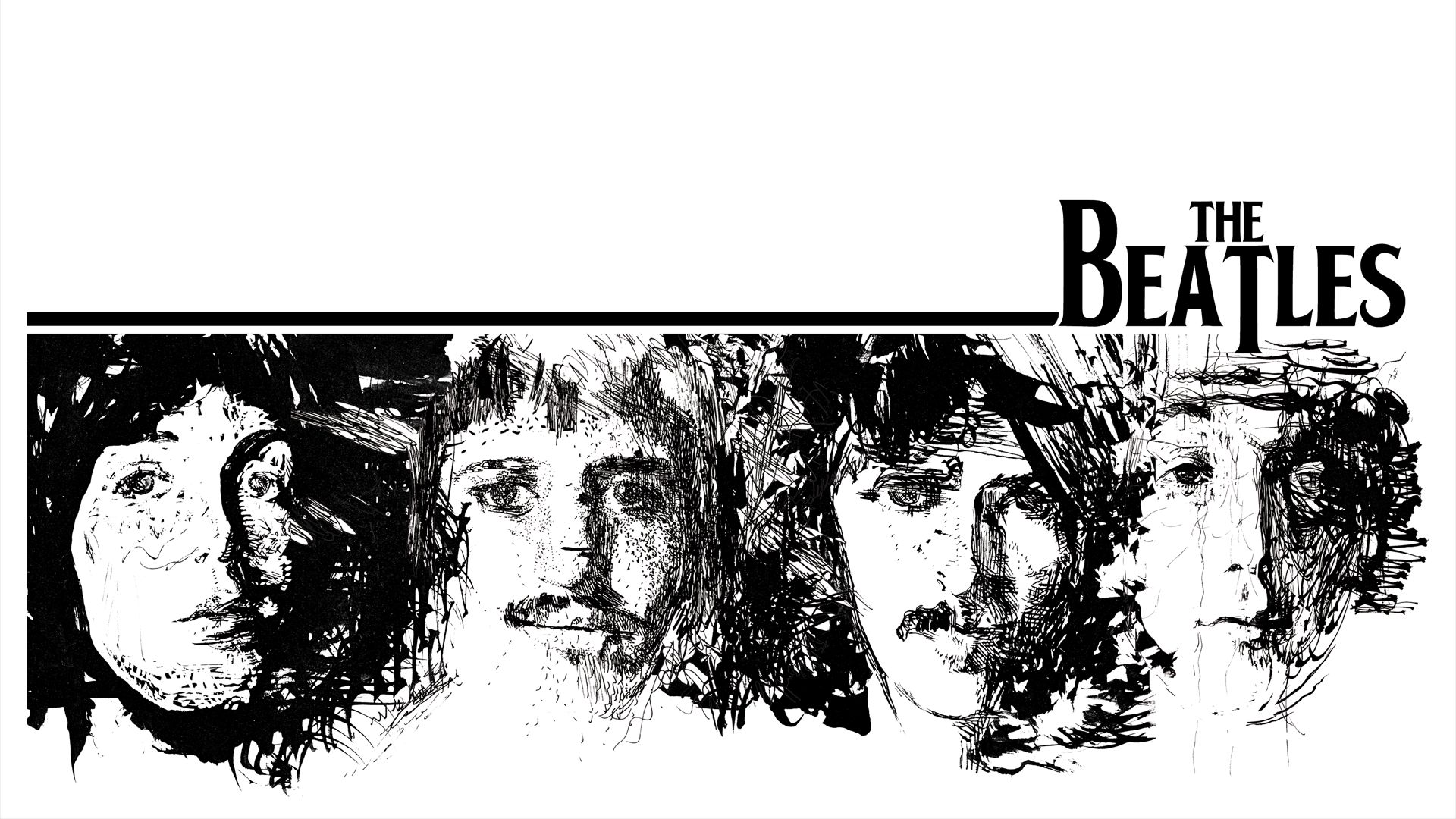 The Beatles  4k Wallpaper
