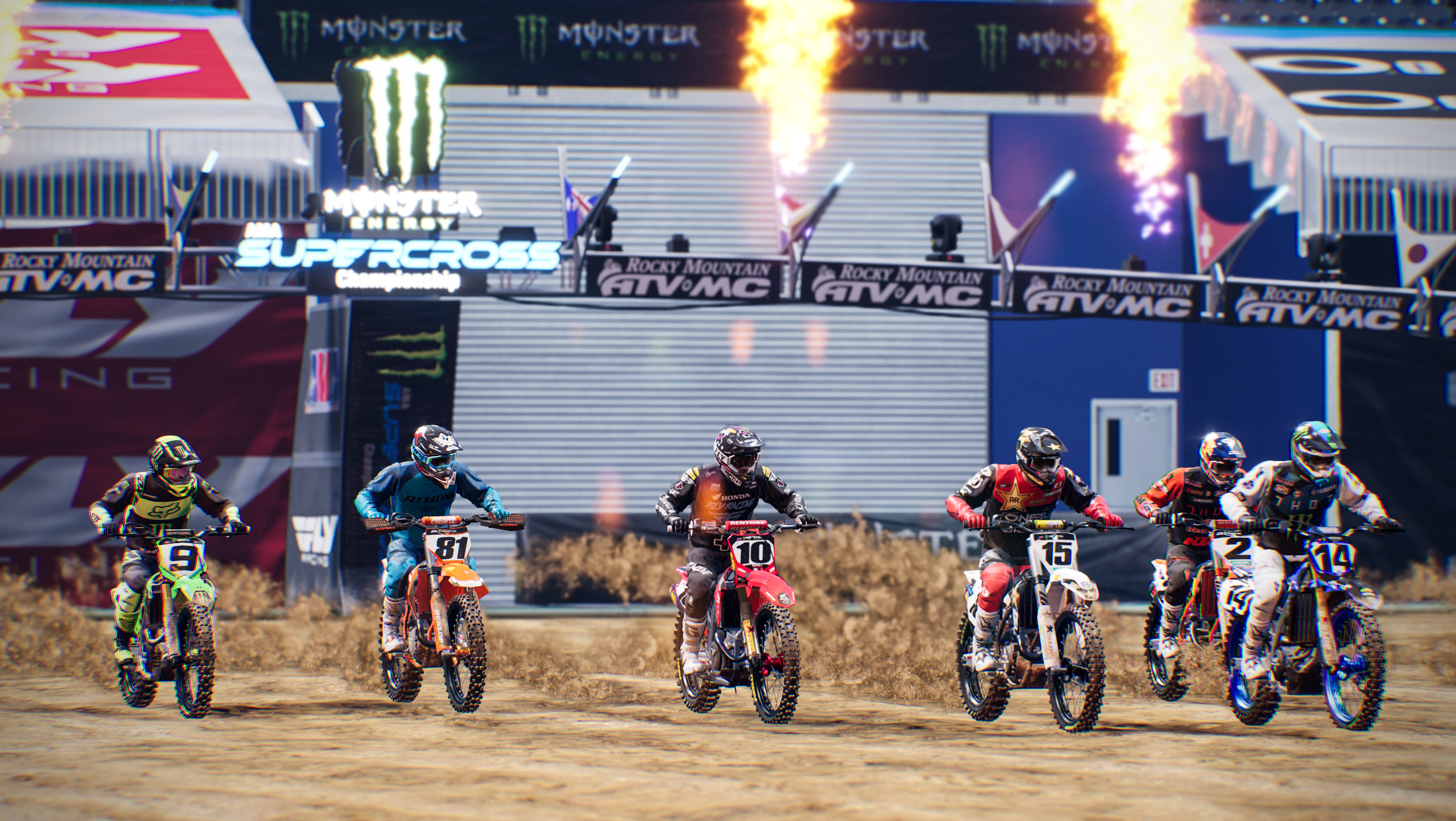 1061448 télécharger le fond d'écran jeux vidéo, monster energy supercross le jeu vidéo officiel 5, moto cross - économiseurs d'écran et images gratuitement