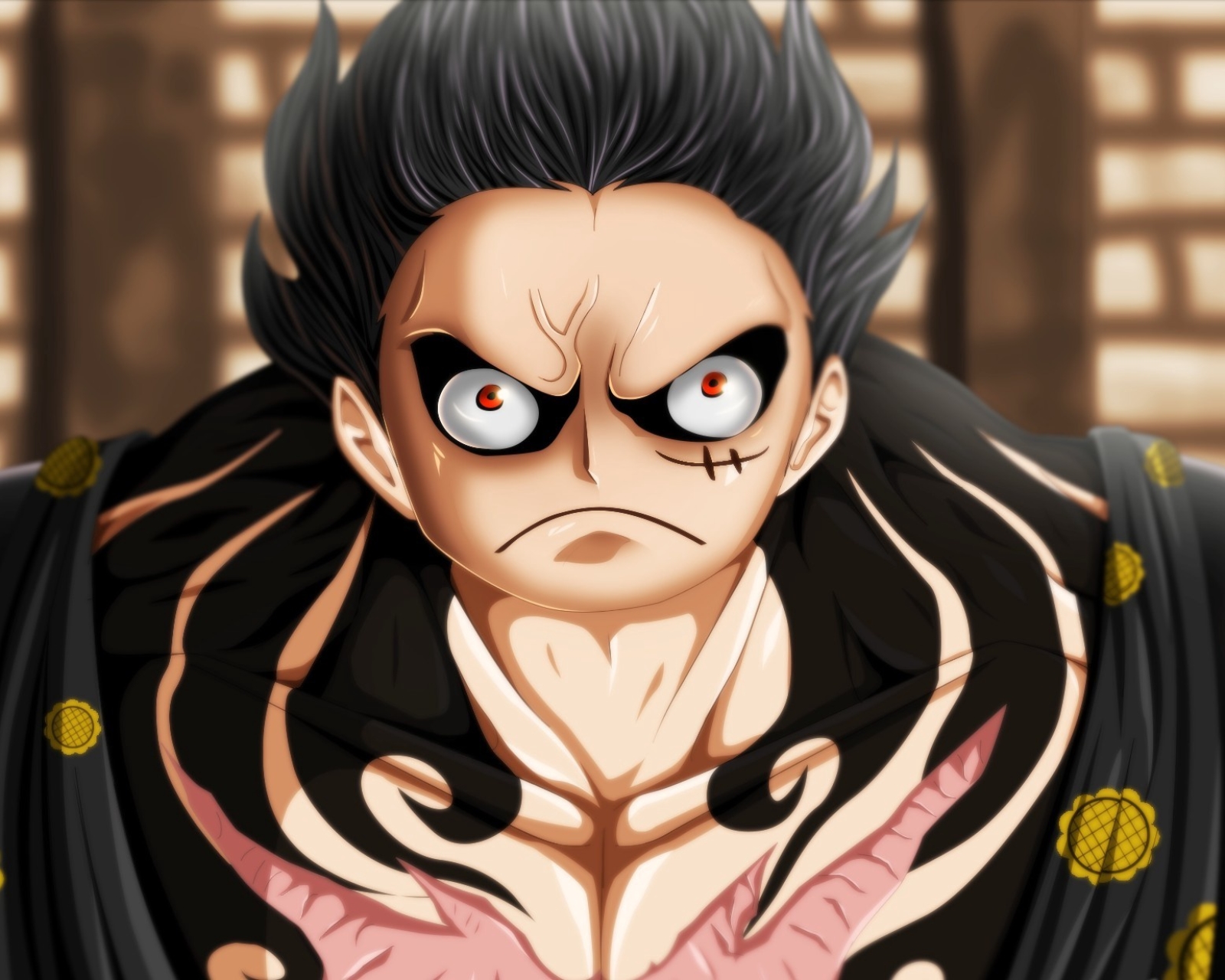 Free download wallpaper Anime, One Piece, Monkey D Luffy, Gear Fourth on your PC desktop