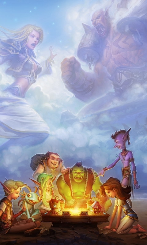 Скачати мобільні шпалери Warcraft, Відеогра, Hearthstone: Heroes Of Warcraft безкоштовно.