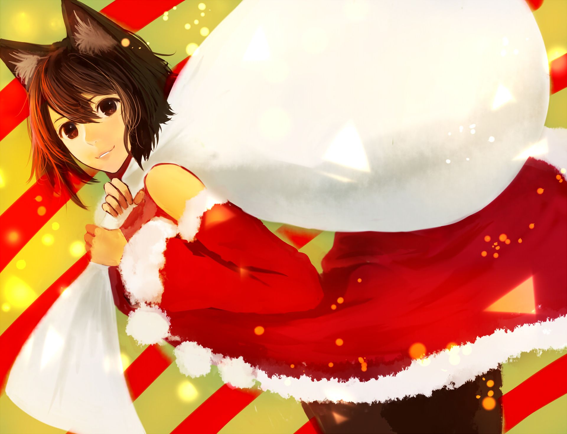 Download mobile wallpaper Anime, Christmas, Original for free.