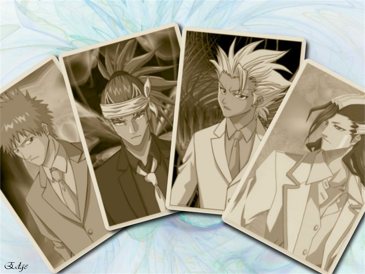 Baixe gratuitamente a imagem Anime, Alvejante, Renji Abarai, Ichigo Kurosaki, Byakuya Kuchiki, Toshiro Hitsugaya na área de trabalho do seu PC