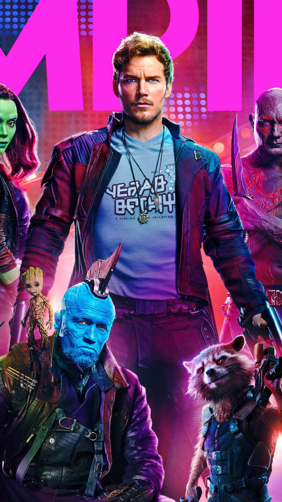 Download mobile wallpaper Movie, Rocket Raccoon, Star Lord, Drax The Destroyer, Gamora, Groot, Guardians Of The Galaxy Vol 2 for free.
