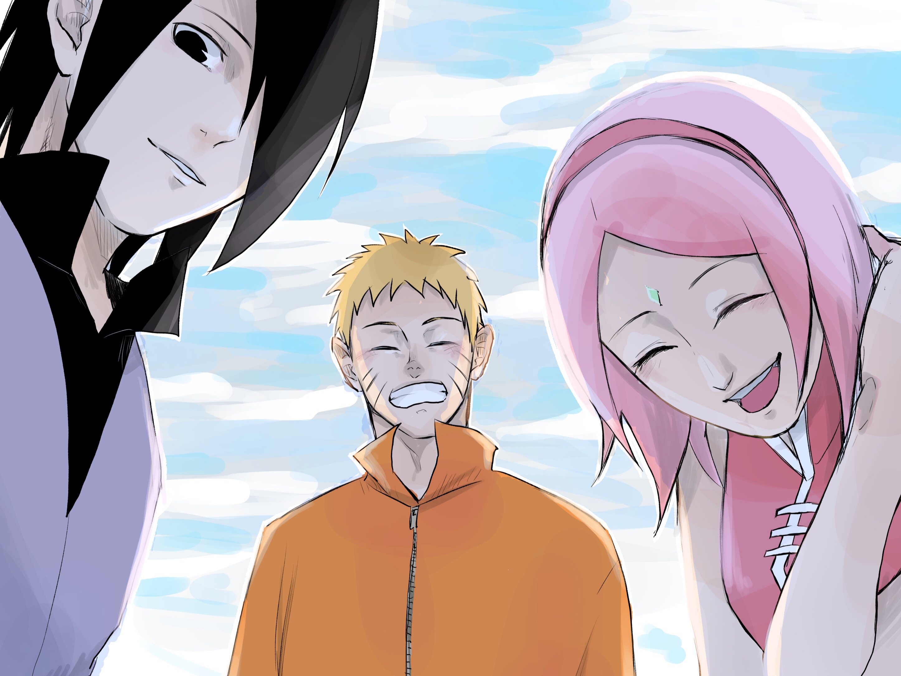 Free download wallpaper Anime, Naruto, Sasuke Uchiha, Sakura Haruno, Naruto Uzumaki, Boruto on your PC desktop