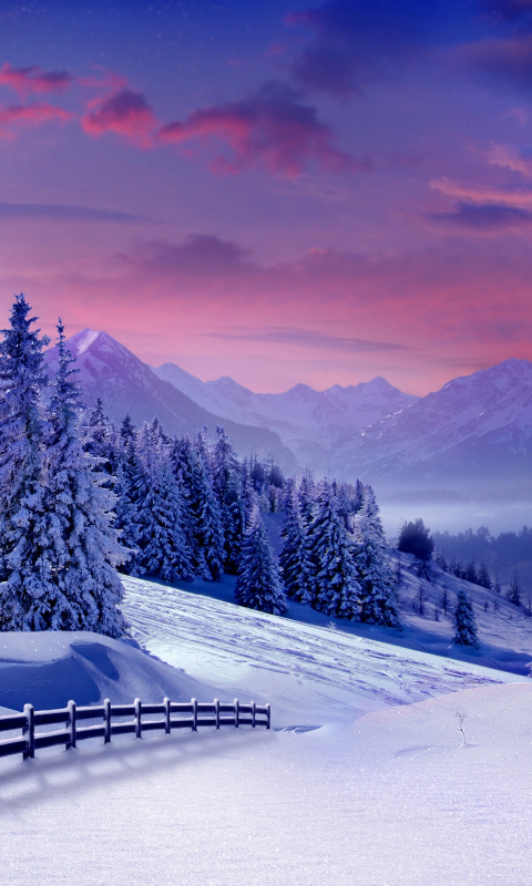 Download mobile wallpaper Winter, Snow, House, Earth for free.