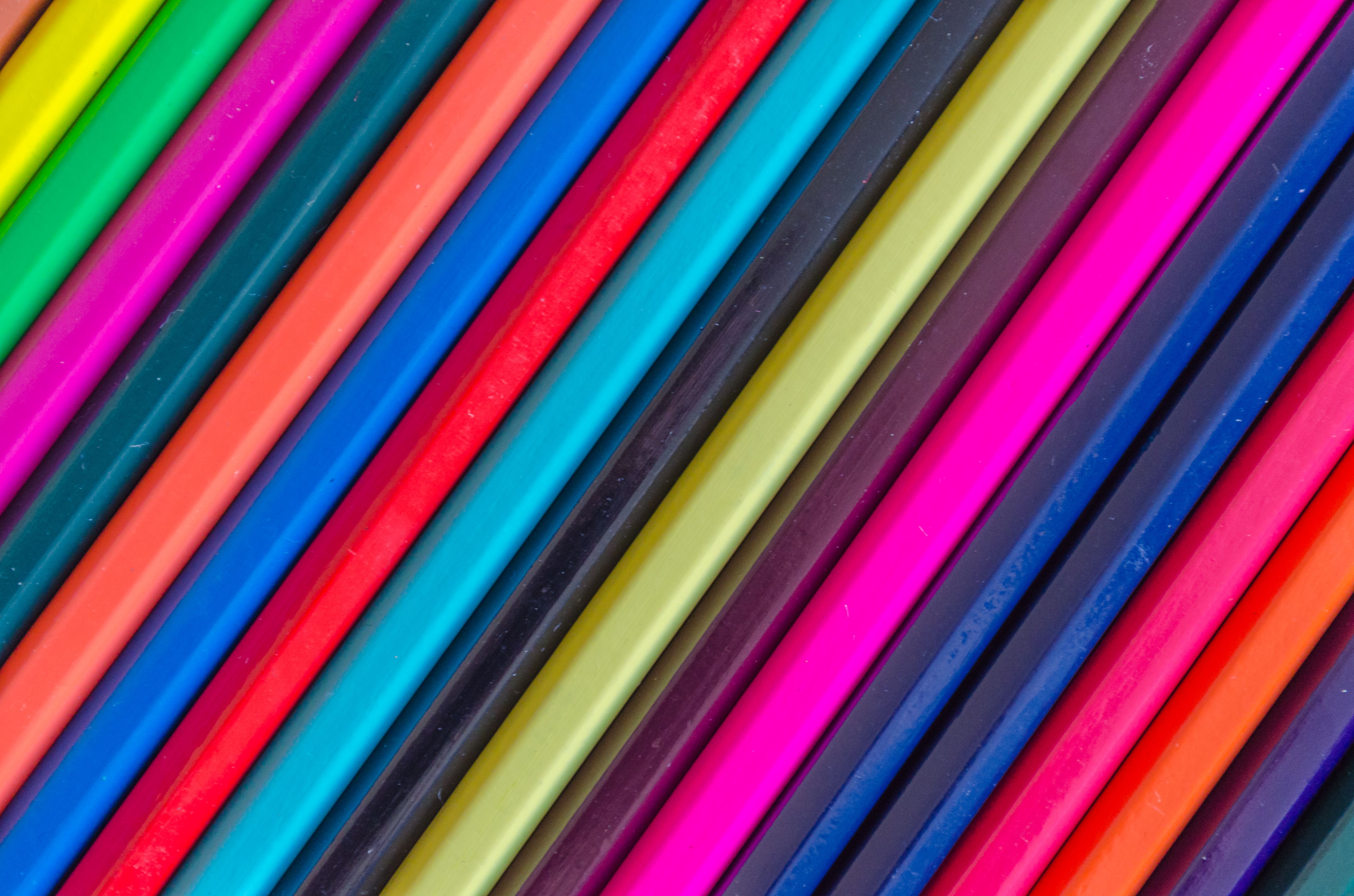 Free download wallpaper Colors, Pencil, Photography on your PC desktop