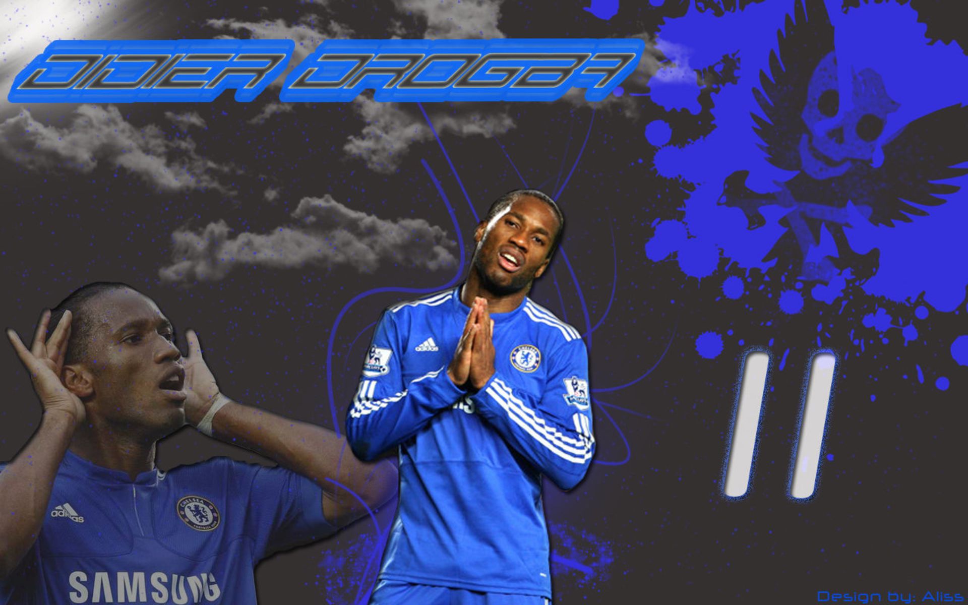 Download mobile wallpaper Sports, Soccer, Didier Drogba, Chelsea F C for free.