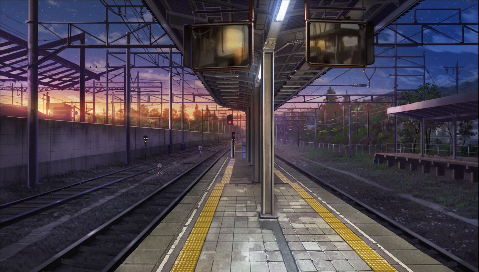 974594 descargar fondo de pantalla animado, ano natsu de matteru, estación de tren: protectores de pantalla e imágenes gratis