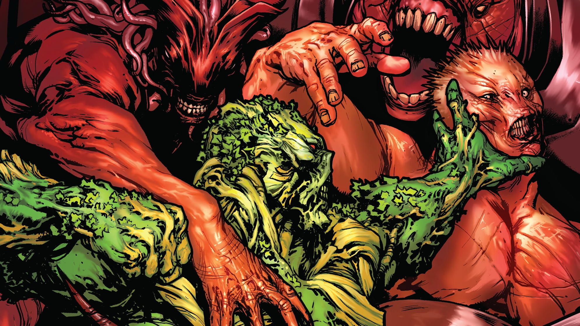 Handy-Wallpaper Comics, Swamp Thing kostenlos herunterladen.