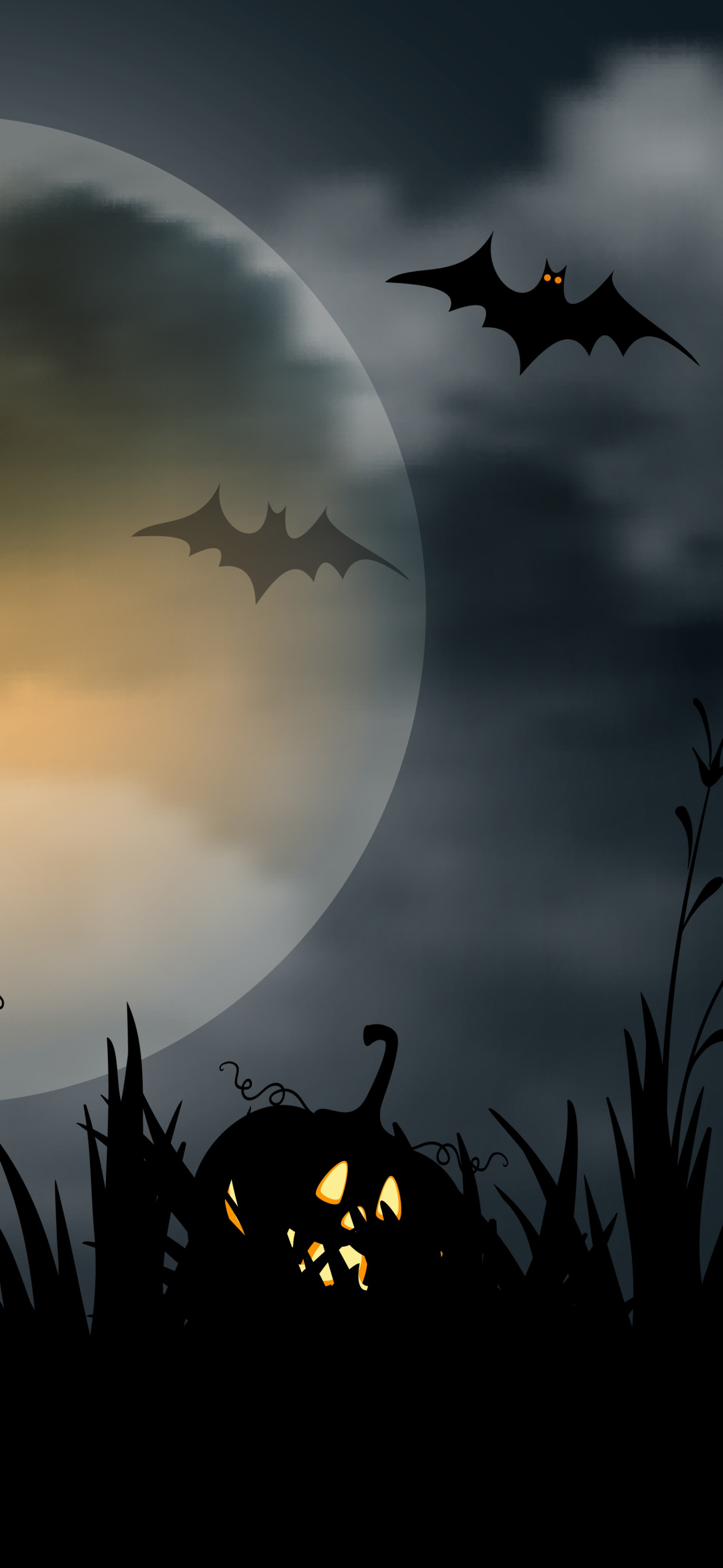 Download mobile wallpaper Halloween, Night, Light, Holiday, Jack O' Lantern for free.