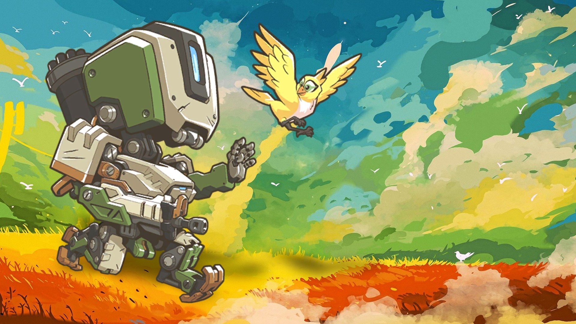 Download mobile wallpaper Overwatch, Video Game, Bastion (Overwatch) for free.
