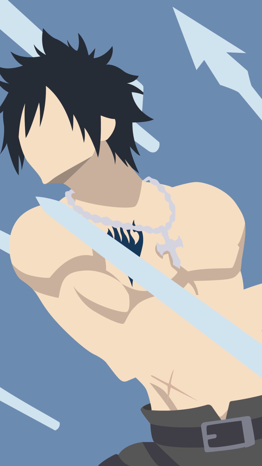 Handy-Wallpaper Animes, Fairy Tail, Grauer Fullbuster kostenlos herunterladen.